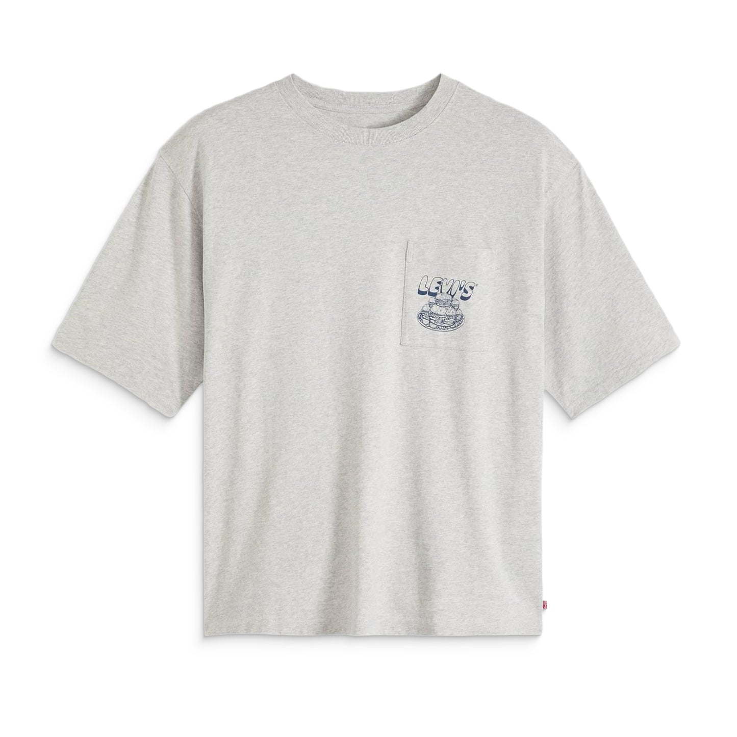 Levis LSE Half Sleeve Graphic Pocket Tee Flavor Lgt Heather - 006IH-0000