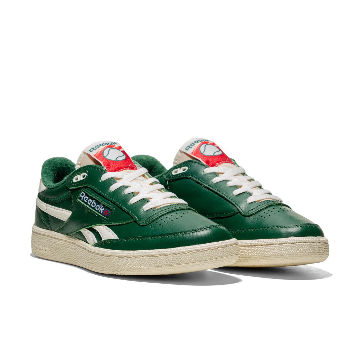 Reebok Club C Revenge Vintage Dark Green/Chalk/Neon Cherry - 100201178