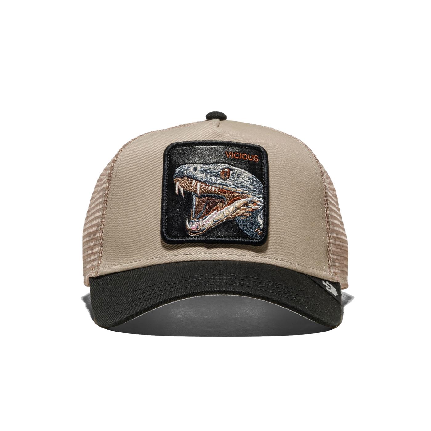 Goorin Bros. The Vicious Snake Trucker Cap Ebony  - 101-1759-EBO
