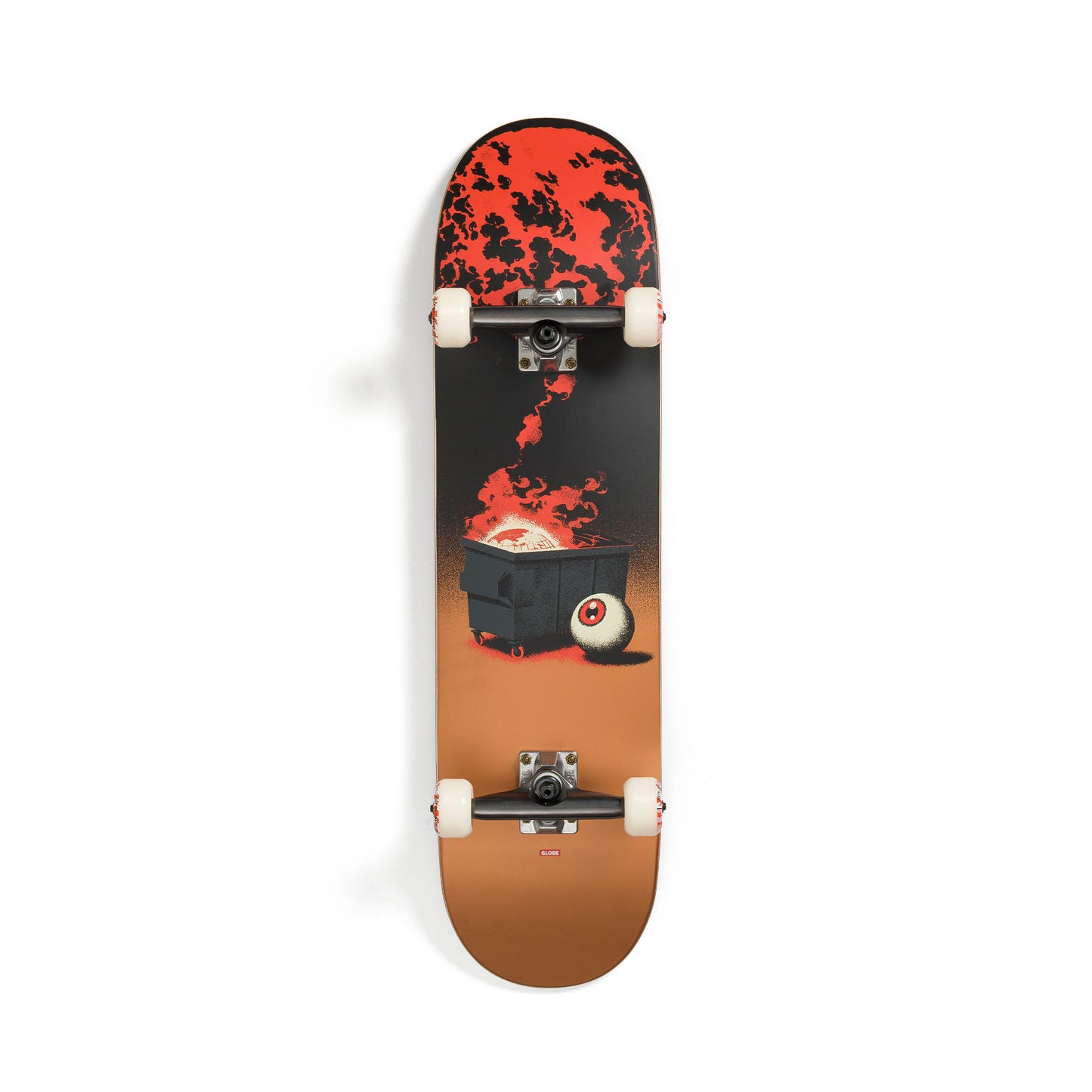 Globe G2 On the Brink 8.25" Skateboard Dumpster Fire