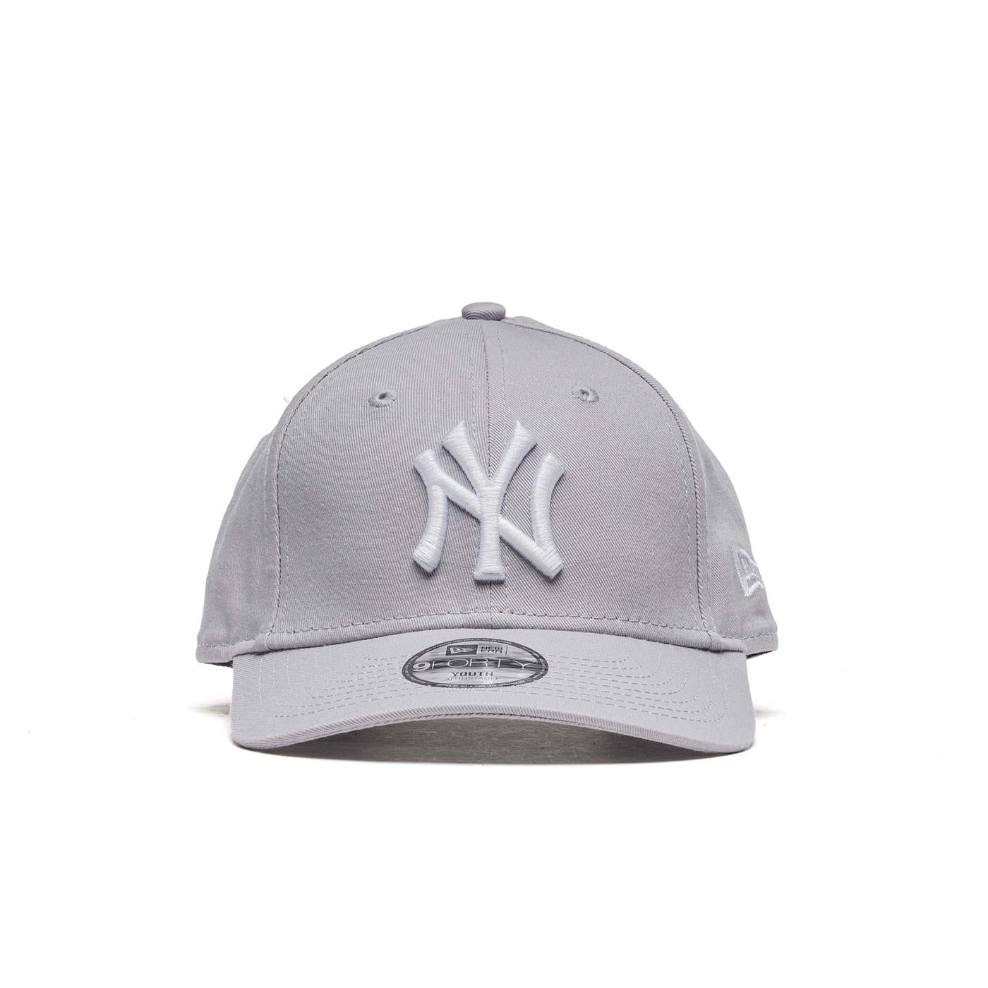 New Era Kids 940 MLB League Basic NY Yankees Grey/White - 10879075E