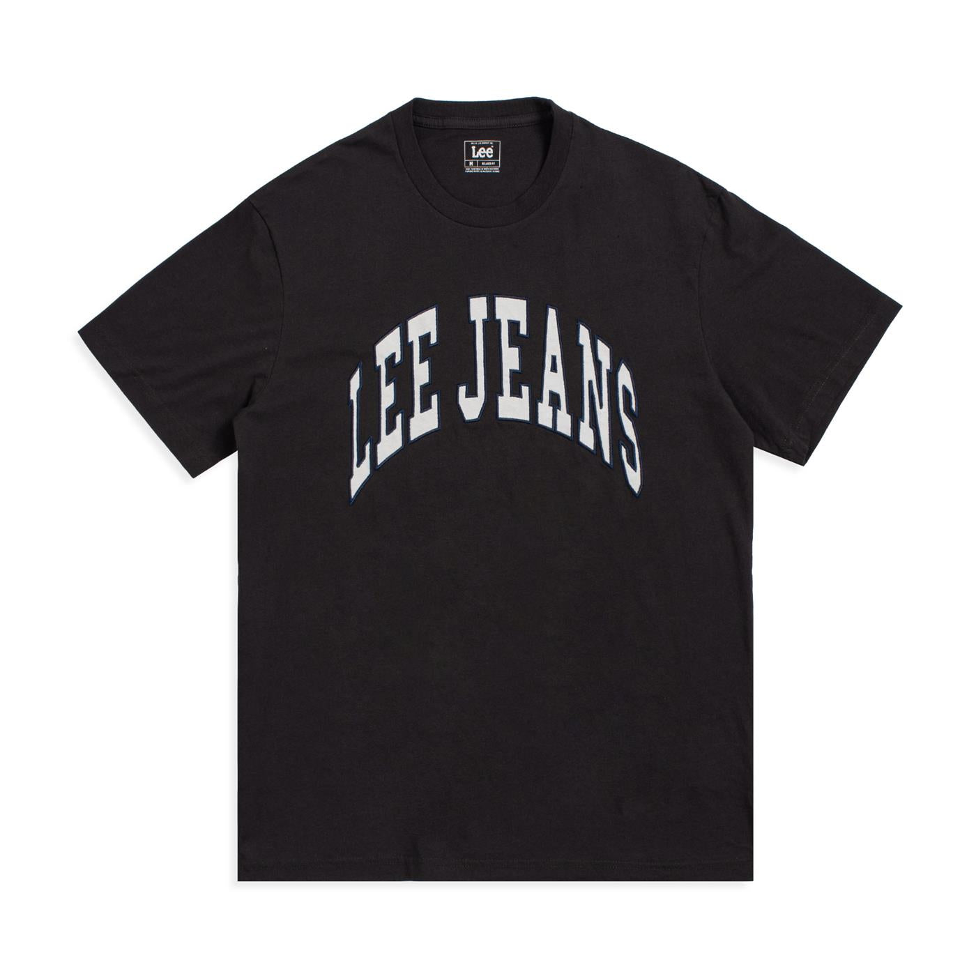 Lee Varsity Tee Washed Black - 112341727