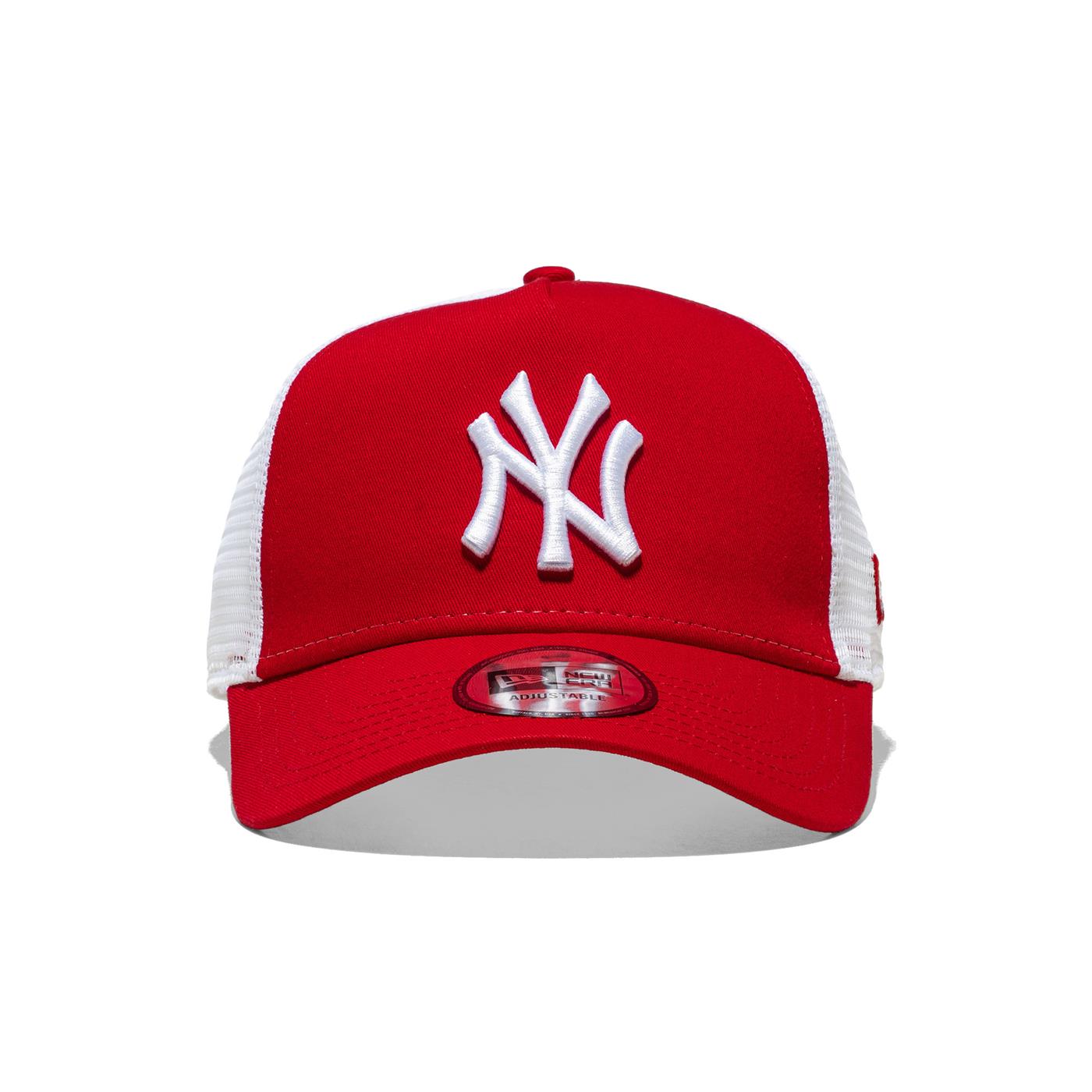 New Era Clean Trucker Ny Yankees Scarlet/White - 11588488E