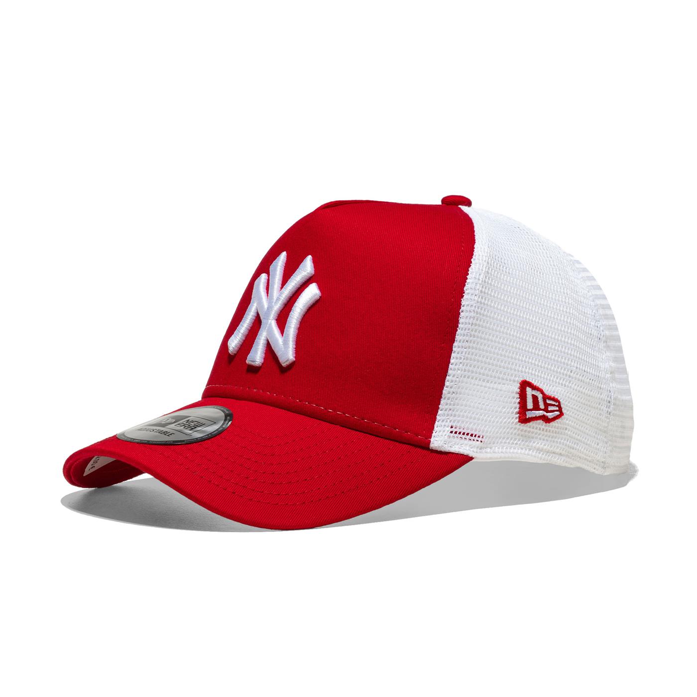 New Era Clean Trucker Ny Yankees Scarlet/White - 11588488E
