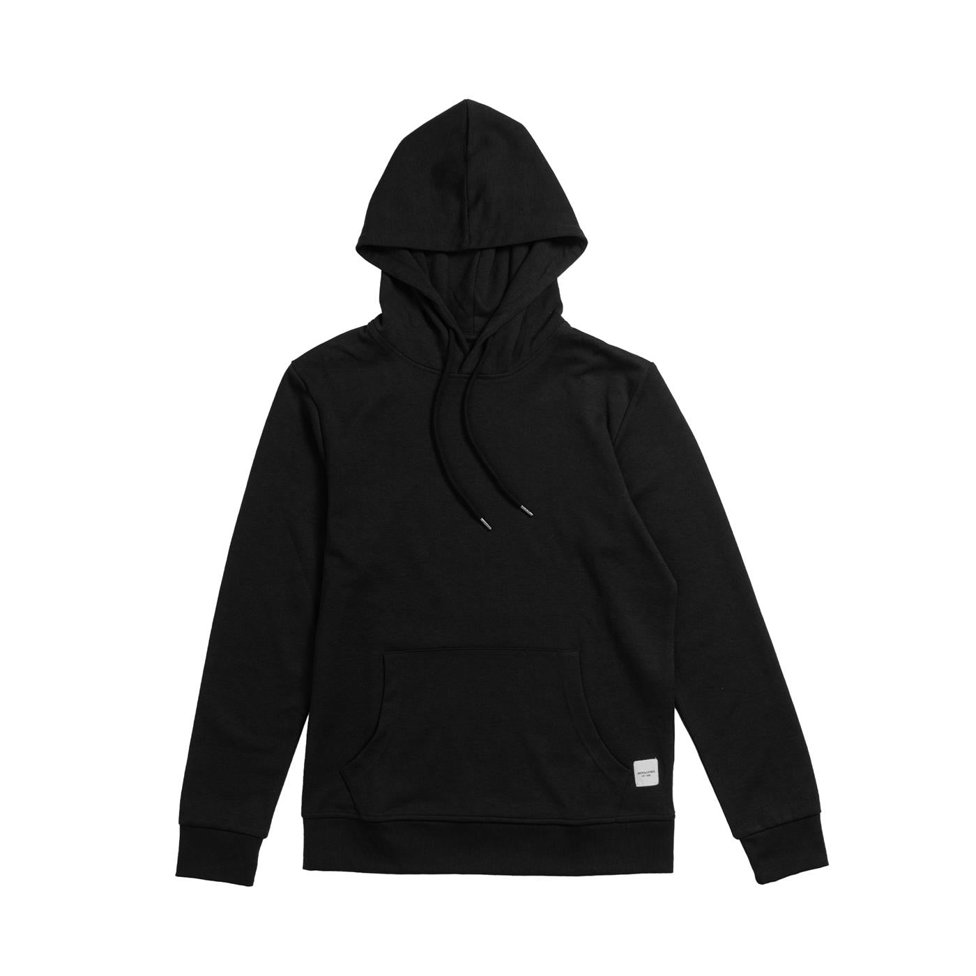 Jack & Jones Basic Sweat Hood Black  - 12182537B