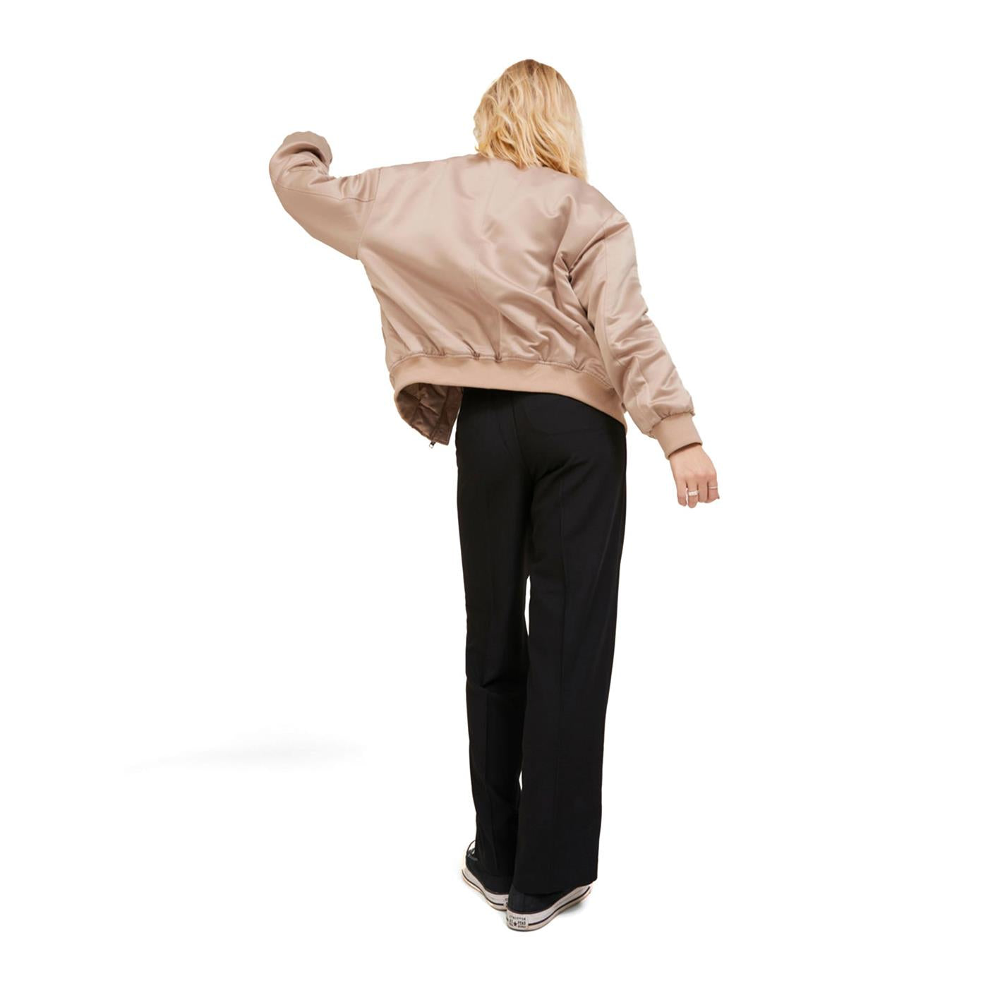 JJXX Madison Satin Bomber Jacket Incense - 12224679I