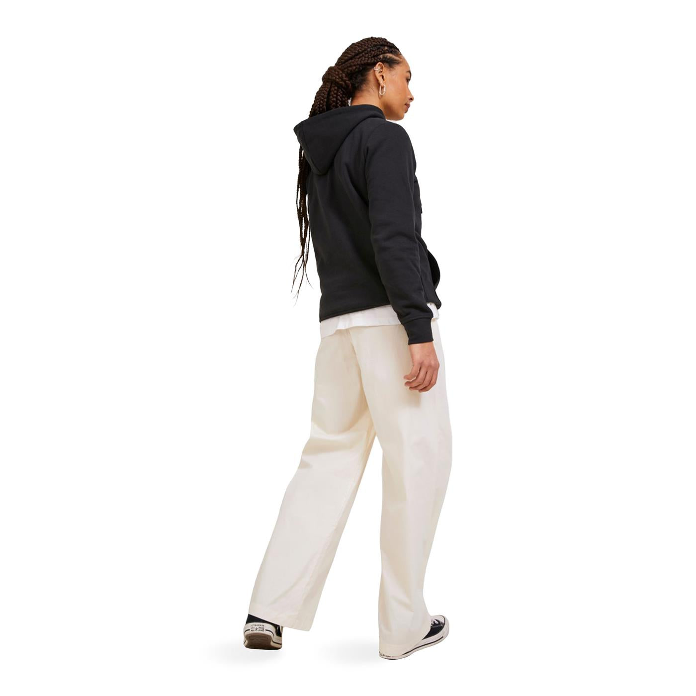 JJXX Vigga Rlx Wide HW Pant Seedpearl - 12228692S