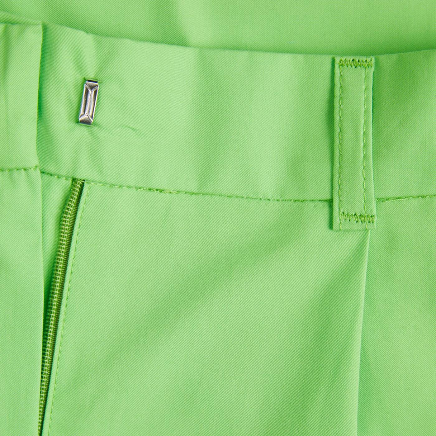JJXX Vigga Rlx Wide HW Shorts Lime Punch - 12228693LP