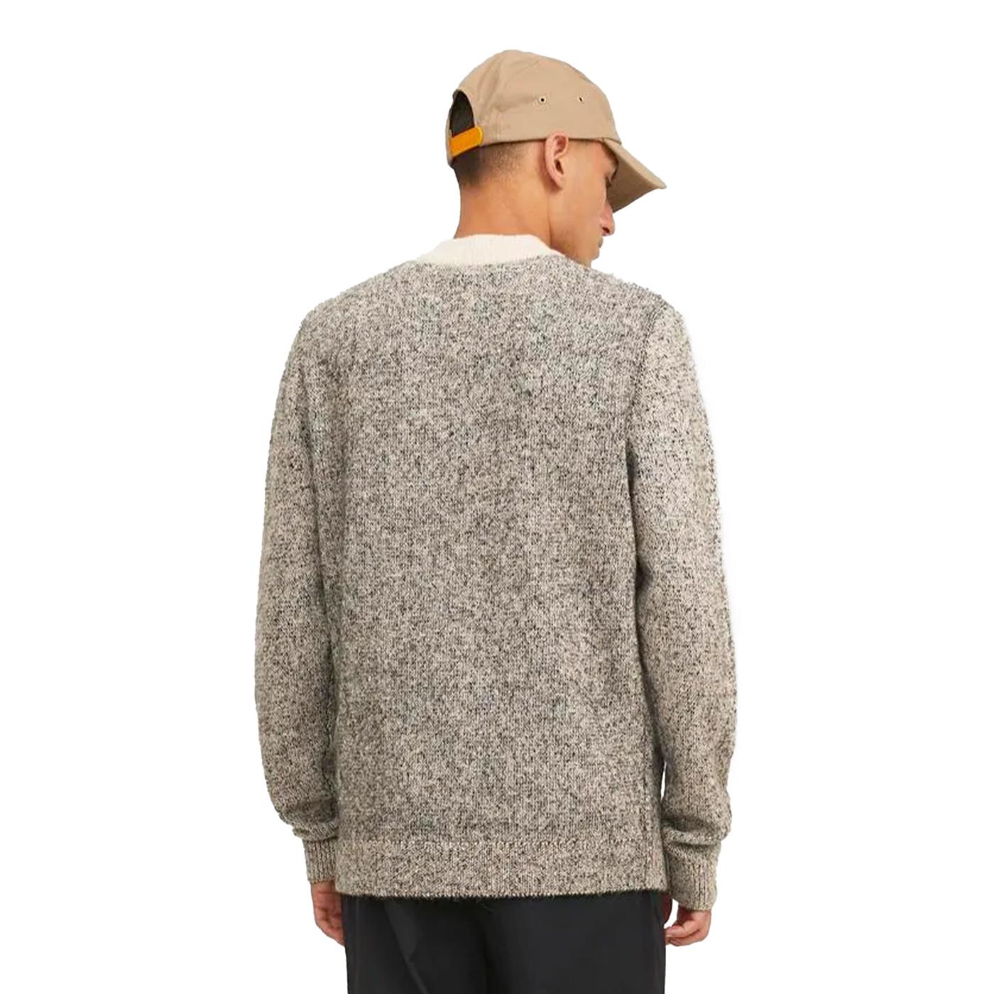 Jack & Jones Space Knit Mock Neck Peyote - 12239460P