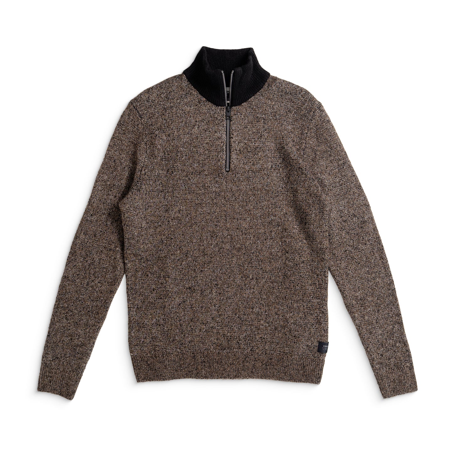 Jack & Jones Space Knit Half Zip Slate Black - 12250241SB