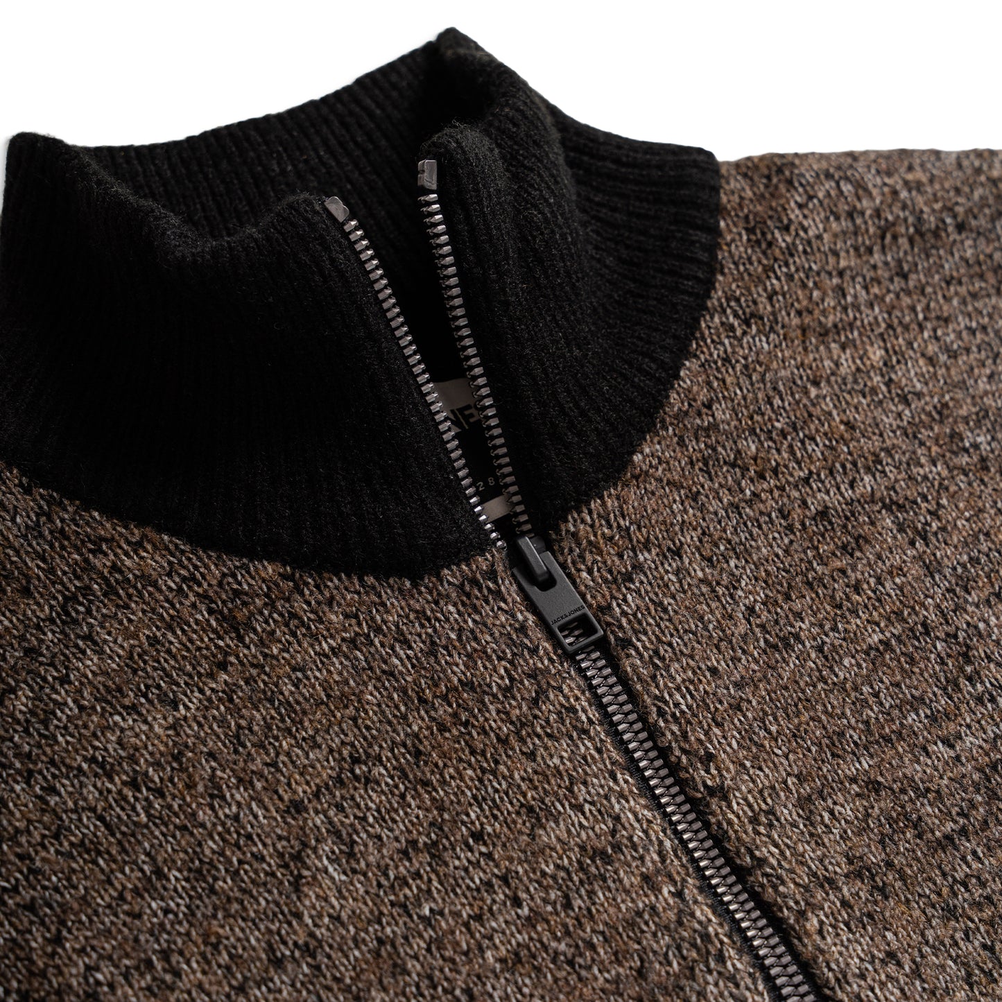 Jack & Jones Space Knit Half Zip Slate Black - 12250241SB