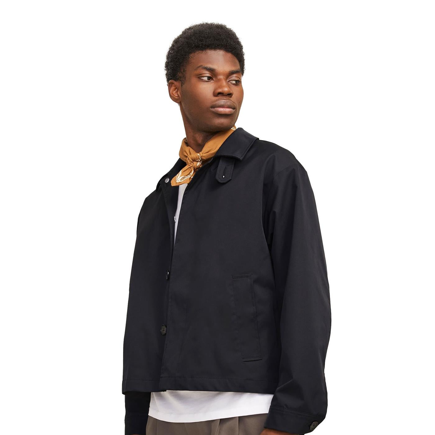 Jack & Jones Pilo Short Top Coat Black - 12260469B