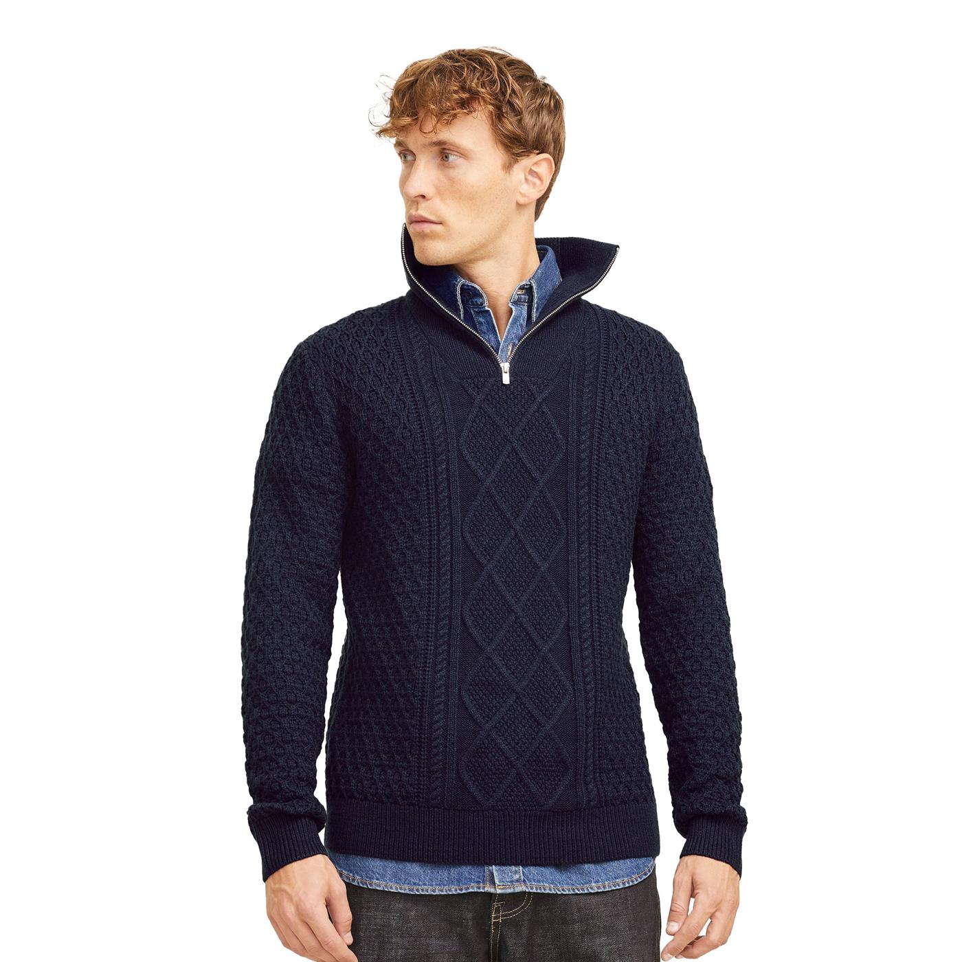 Jack & Jones BluNorth Knit High Neck Night Sky - 12261780NS