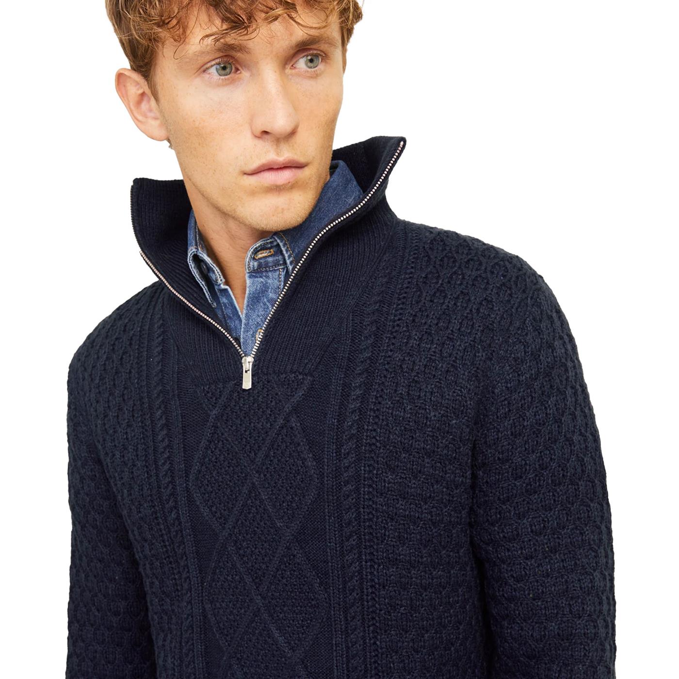 Jack & Jones BluNorth Knit High Neck Night Sky - 12261780NS
