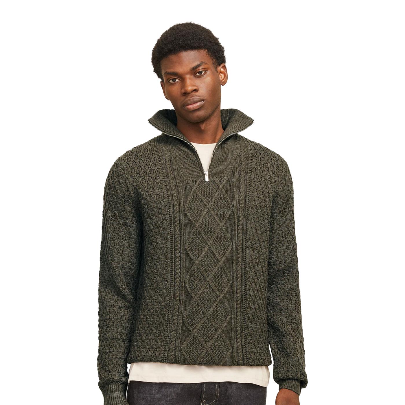 Jack & Jones BluNorth Knit High Neck Olive Night - 12261780ON