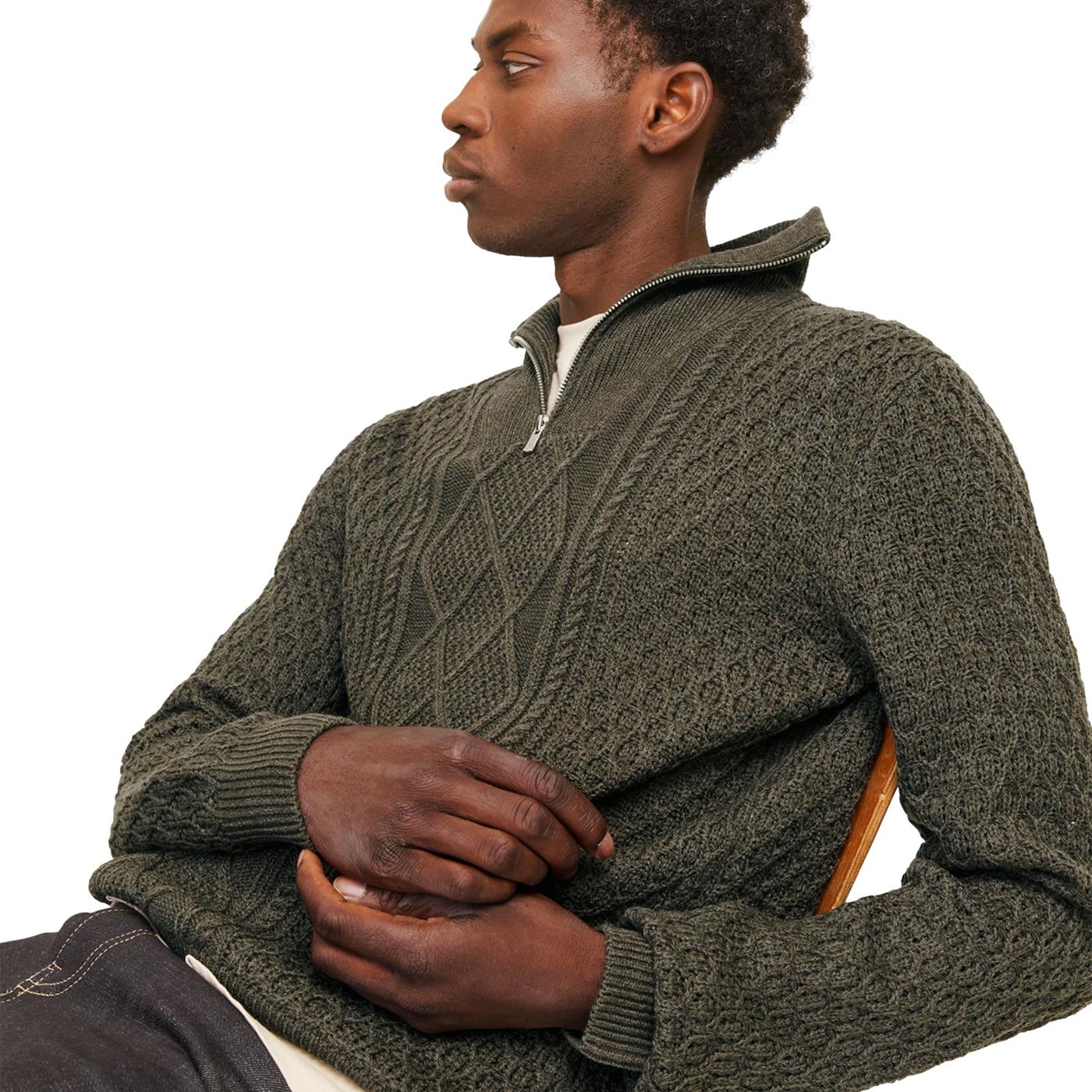 Jack & Jones BluNorth Knit High Neck Olive Night - 12261780ON