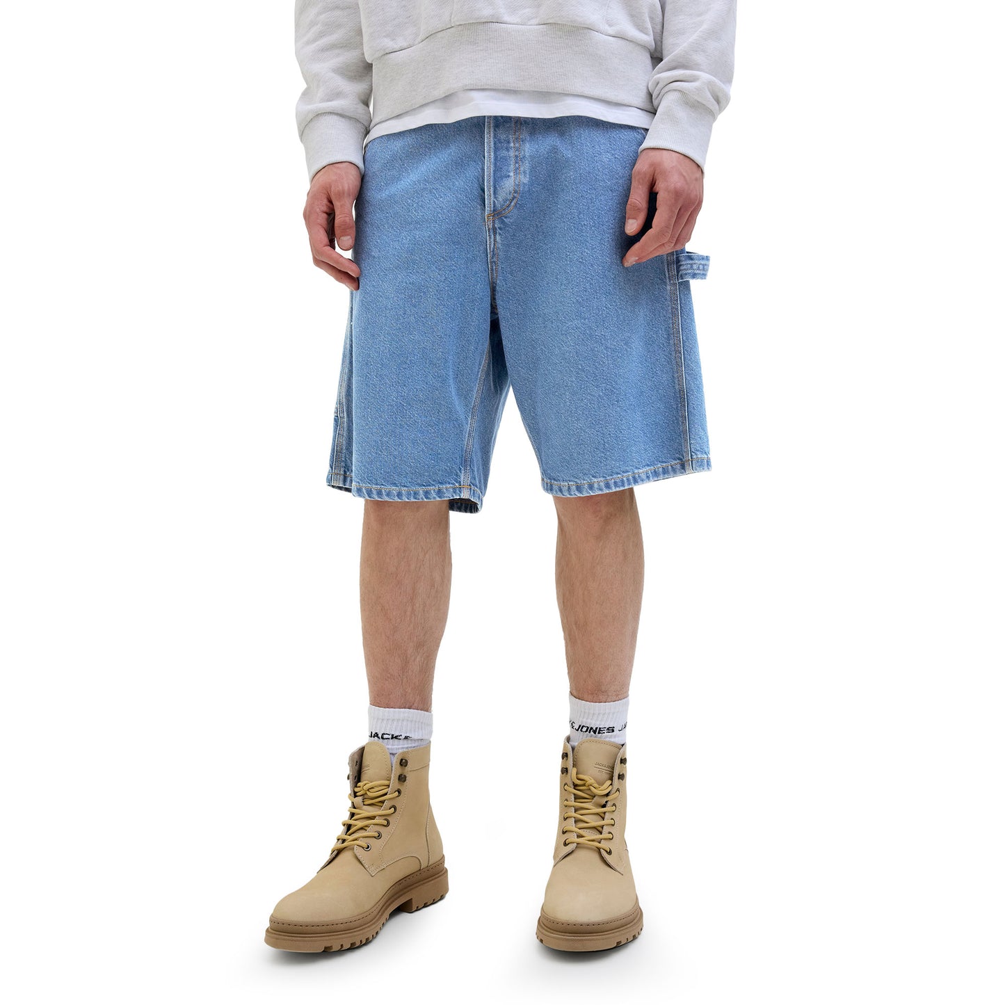 Jack & Jones Alex JJCarpenter Shorts SQ 889 Blue Denim - 12273238BD