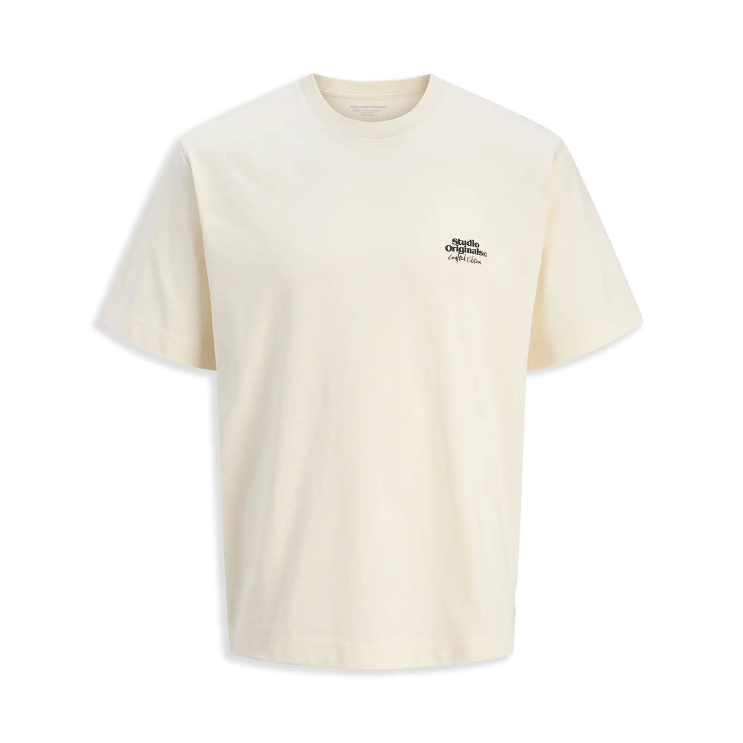 Jack & Jones Paros Abstract Tee SS Crew Neck Antique White - 12273385AW