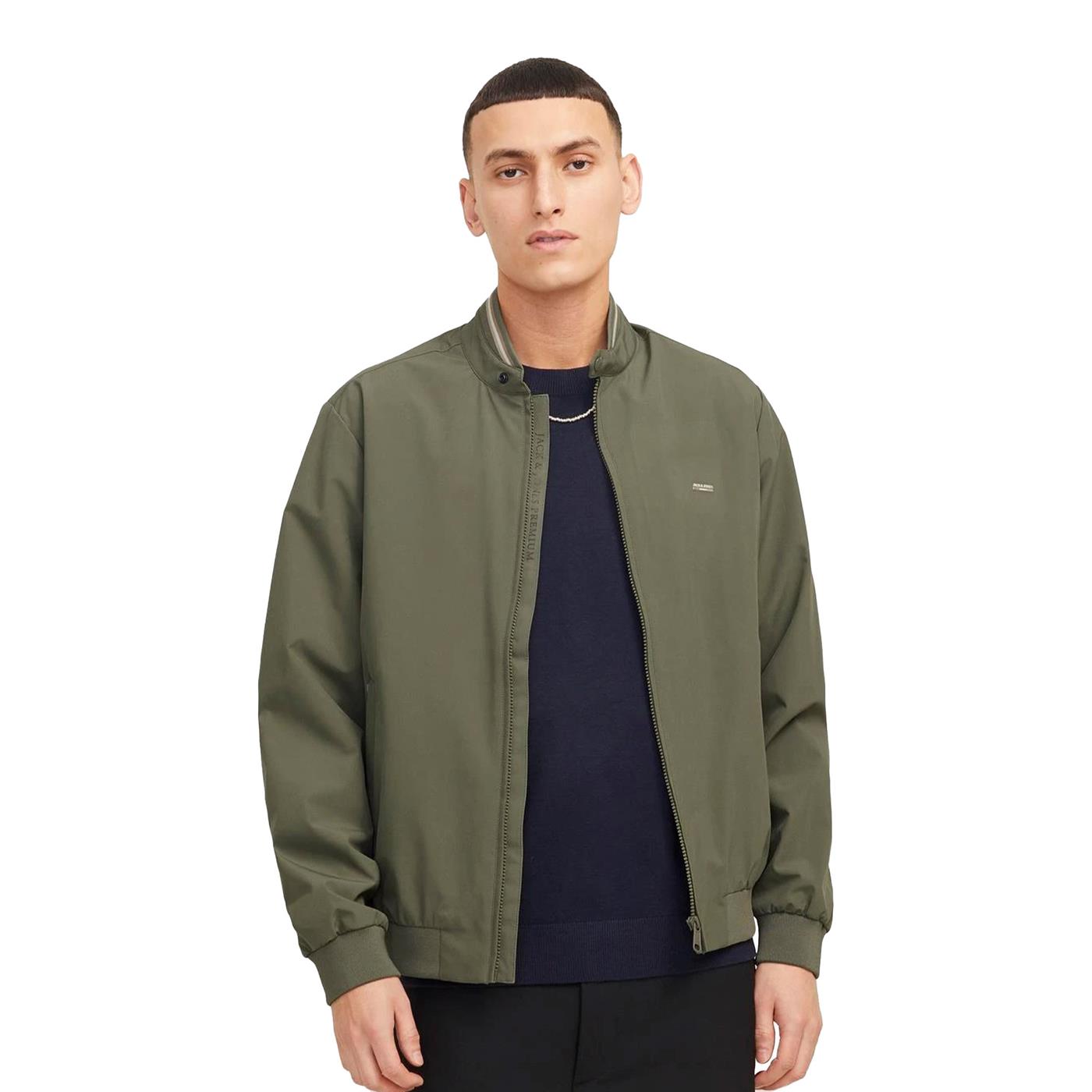 Jack & Jones Brad Bomber Jacket Tea Leaf - 12273393TL