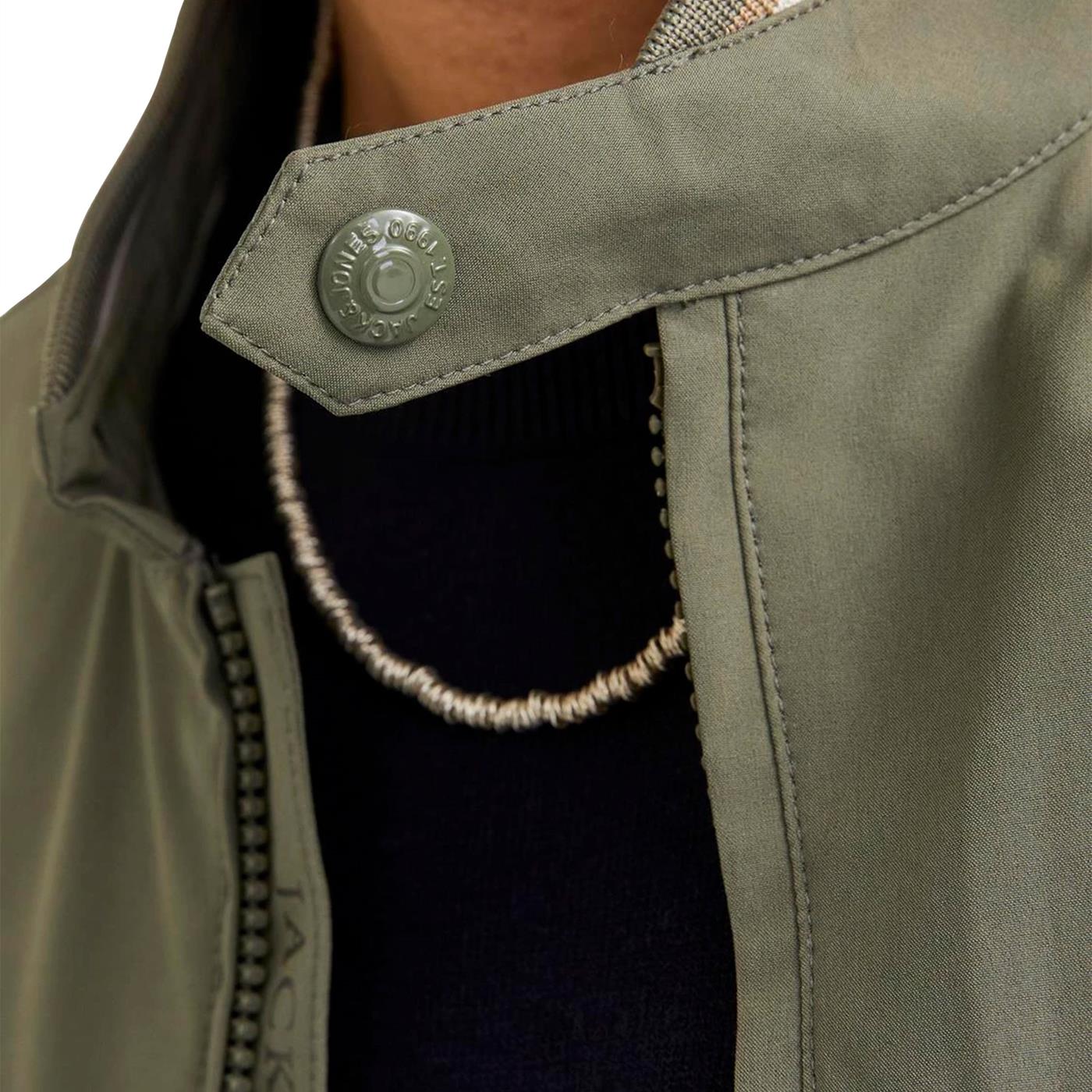 Jack & Jones Brad Bomber Jacket Tea Leaf - 12273393TL