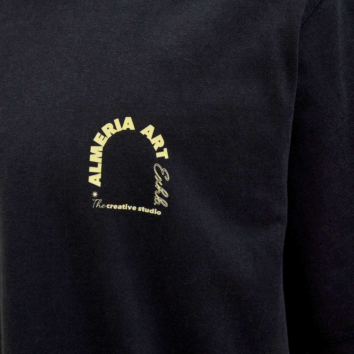 Jack & Jones Almeria World Tee SS Crew Neck Black  - 12276785B