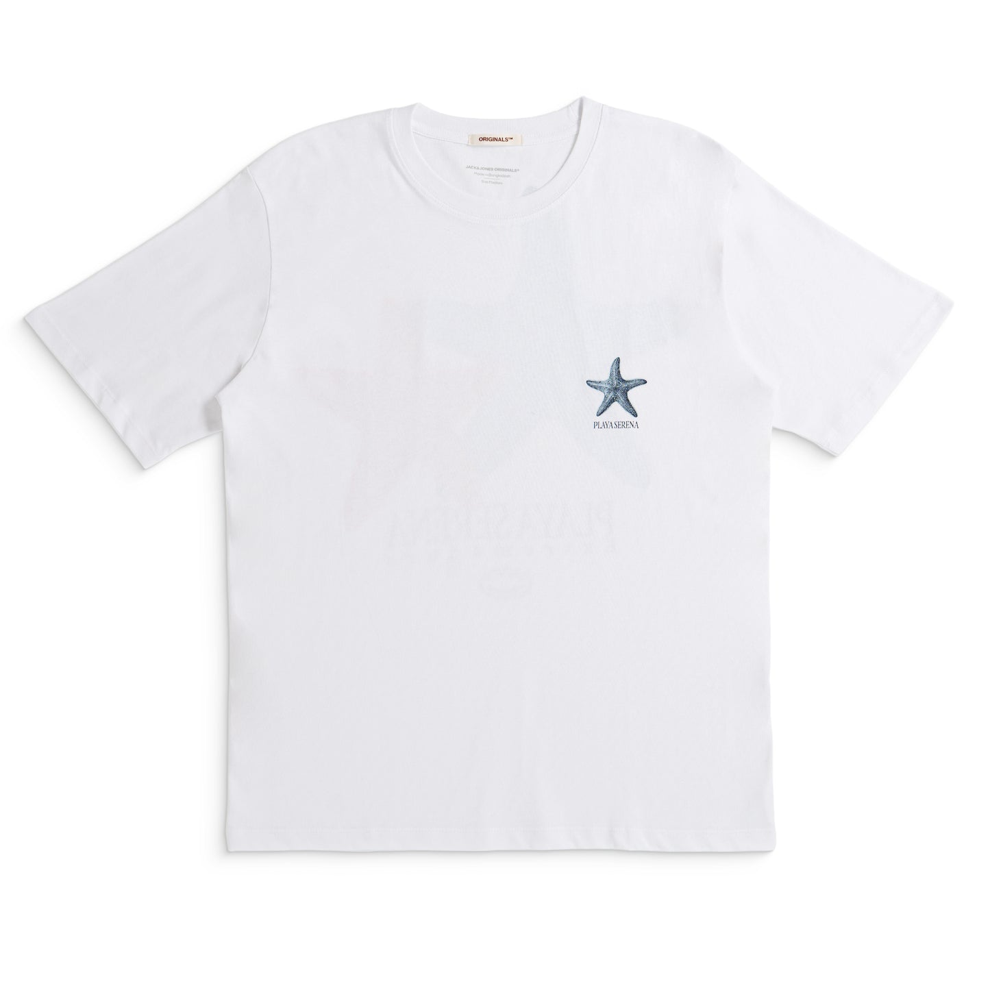 Jack & Jones Canggu Illu Tee SS Bright White