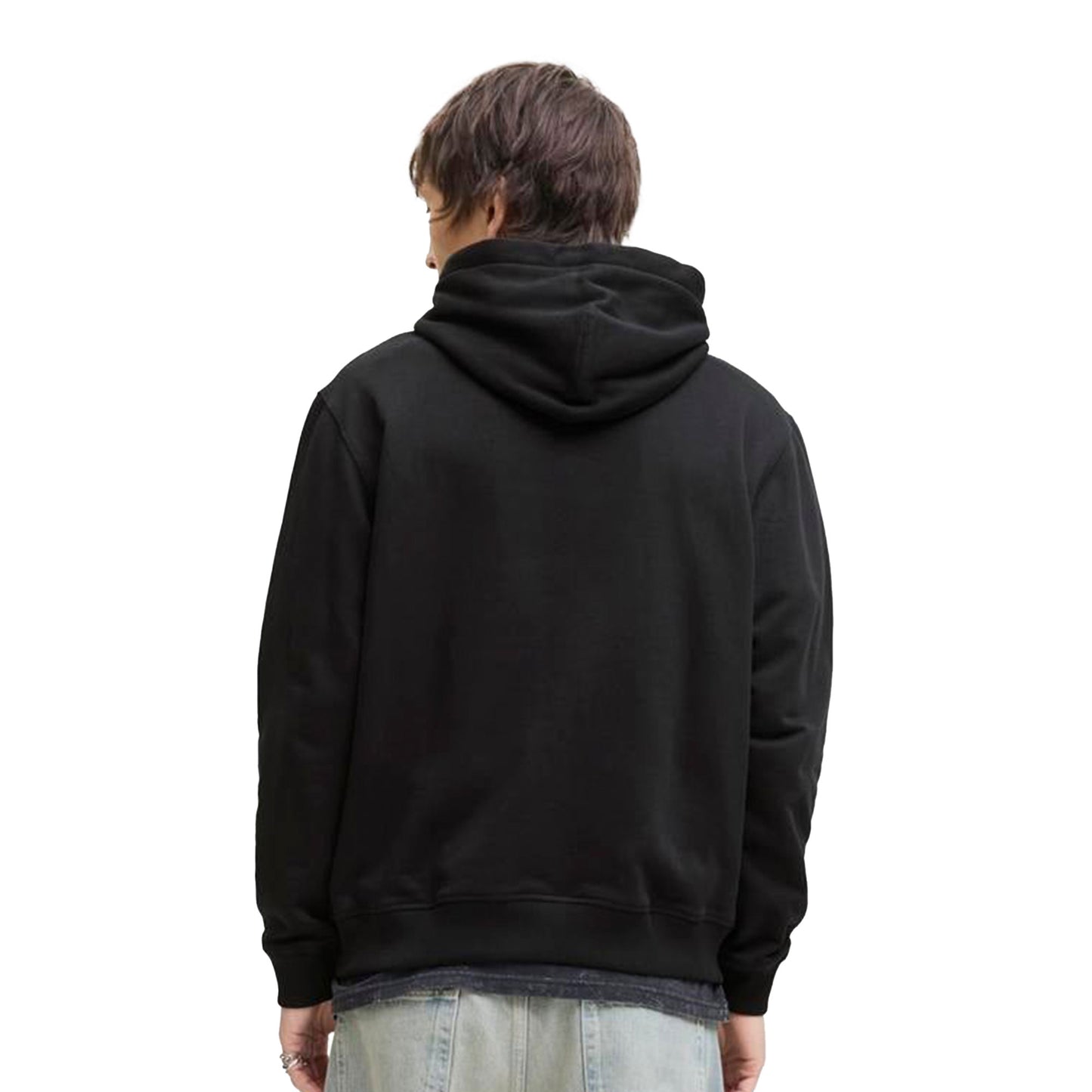 Jack & Jones Norrebro Emb Sweat Hood Black - 12282861B