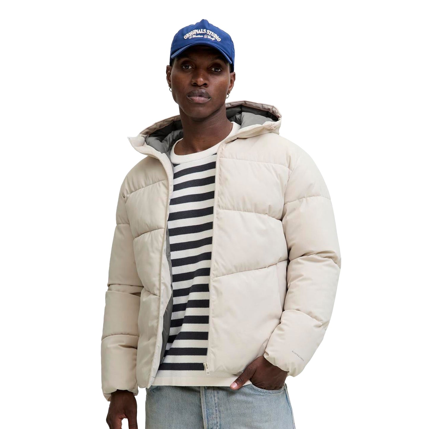 Jack & Jones Global Puffer Jacket Moonbeam - 12283517M