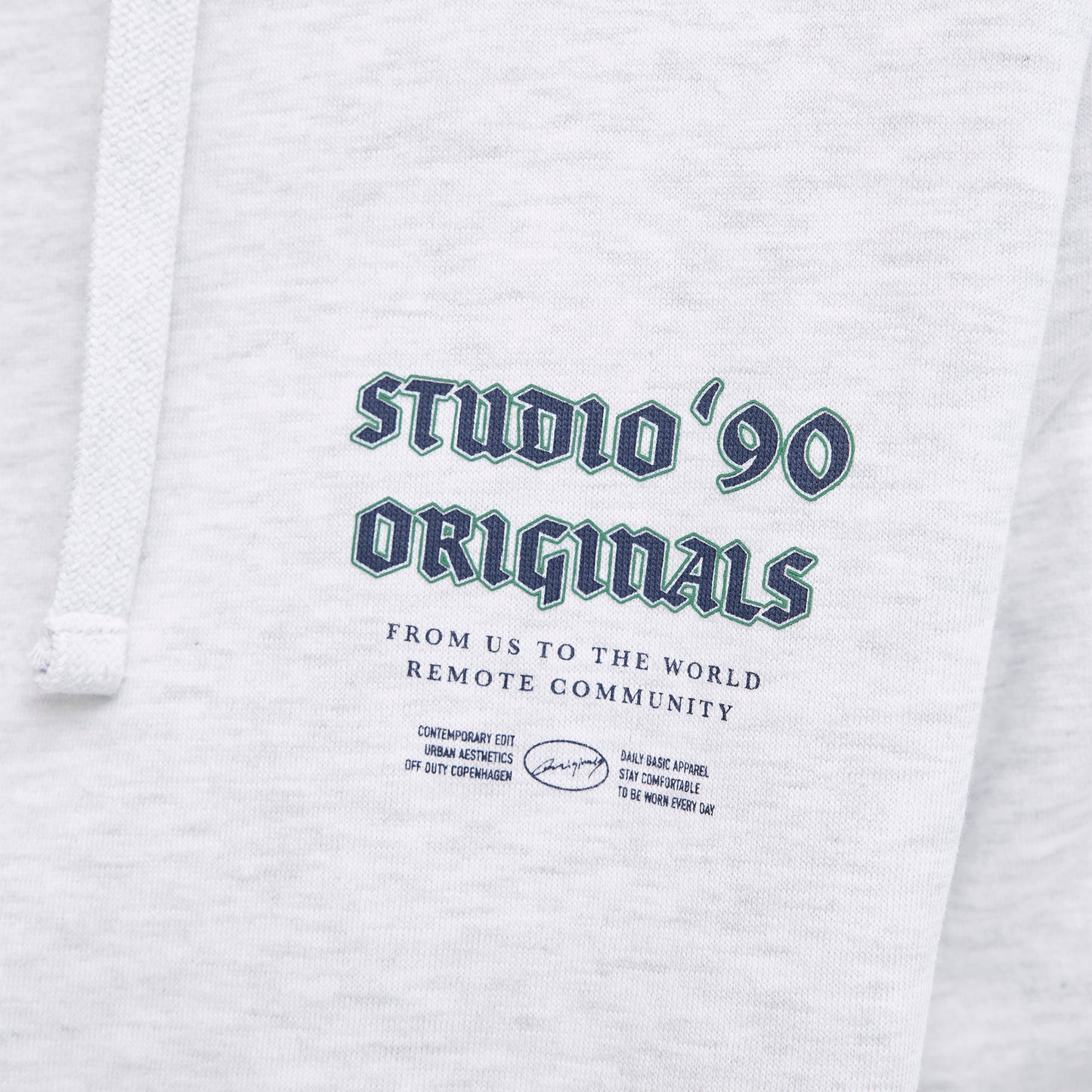 Jack & Jones Meadows Sweat Hood Bright White - 12283868BW