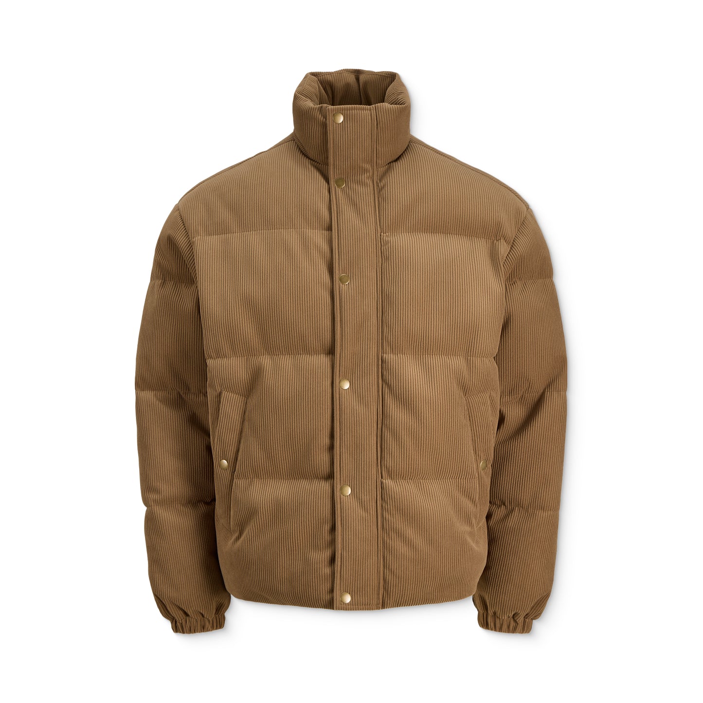 Jack & Jones Greene Corduroy Puffer Jacket Argan Oil - 12285994AO