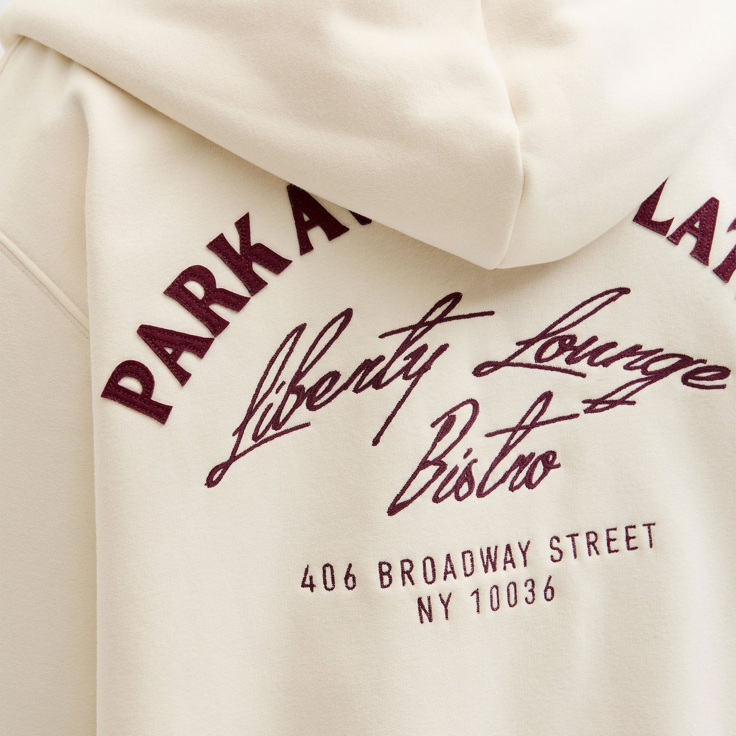 Jack & Jones Bedford Sweat Zip Hood Antique White - 12286637AW