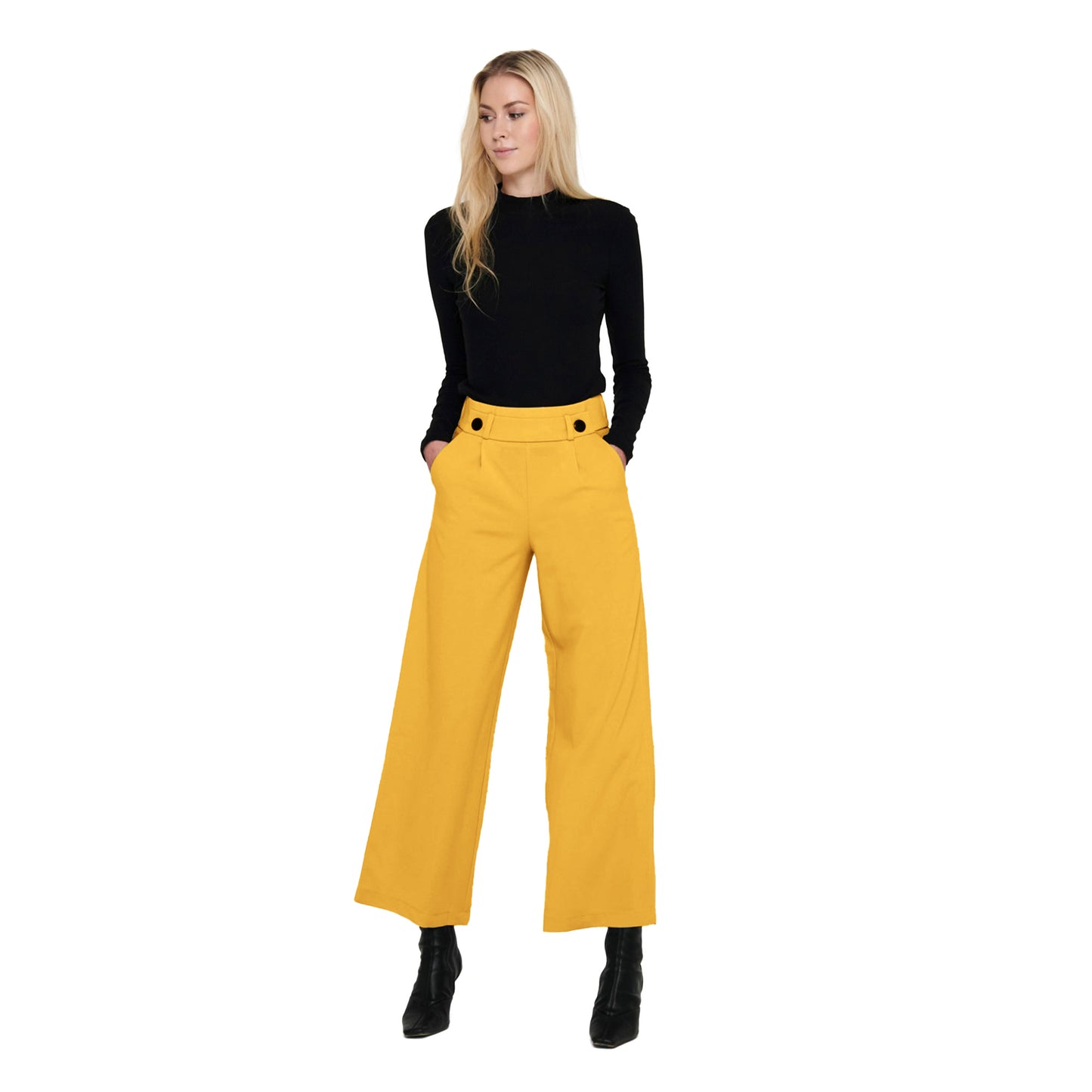 JDY Geggo New Long Pant Mineral Yellow