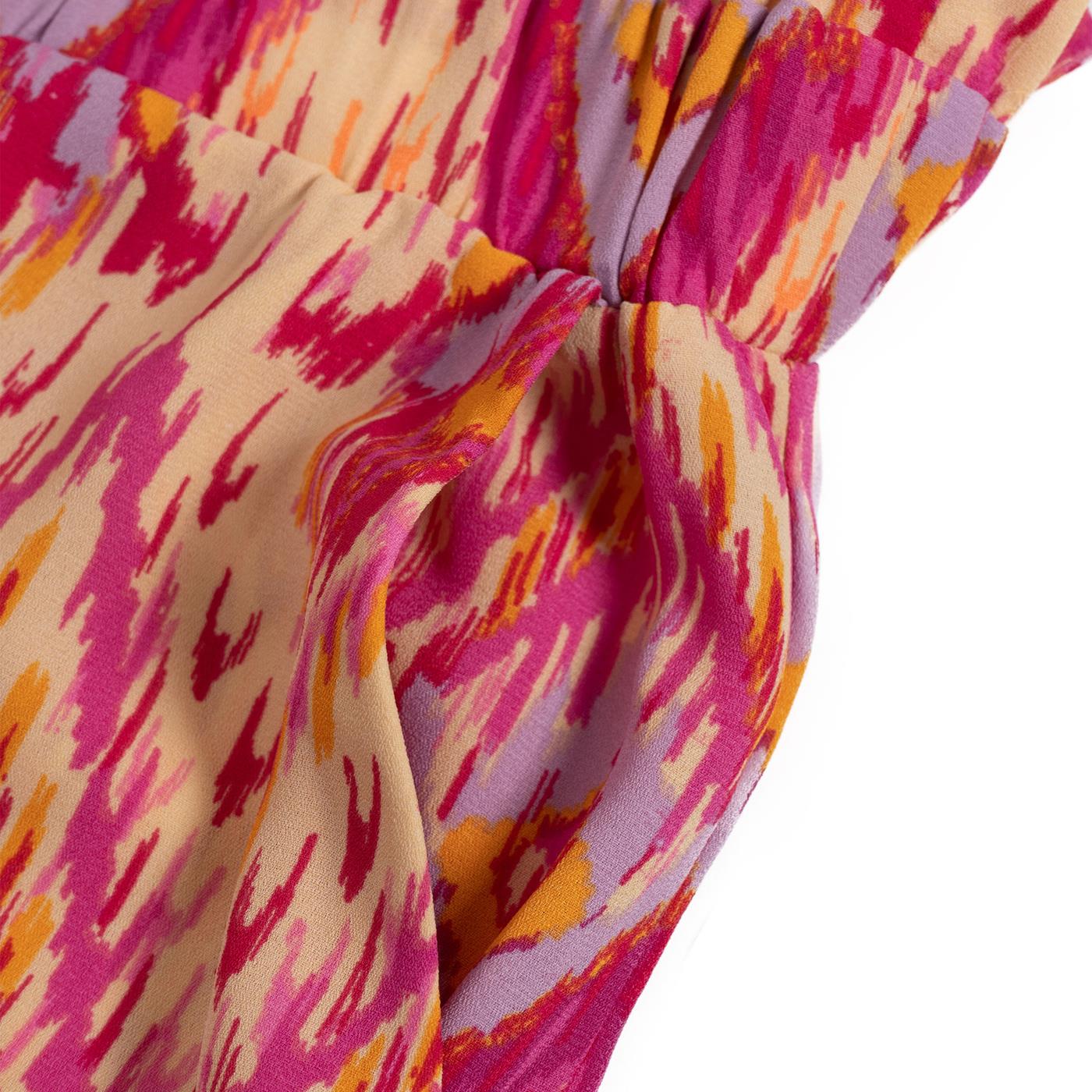Only Alma Life Poly HW Shorts AOP Raspberry Rose - 15222550RR