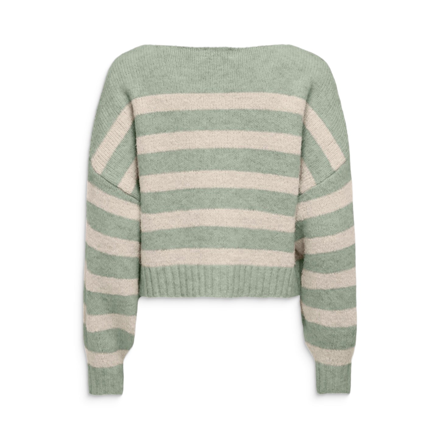 Only Aya Life L/S Boatneck CC Knit Desert Sage - 15259682DS