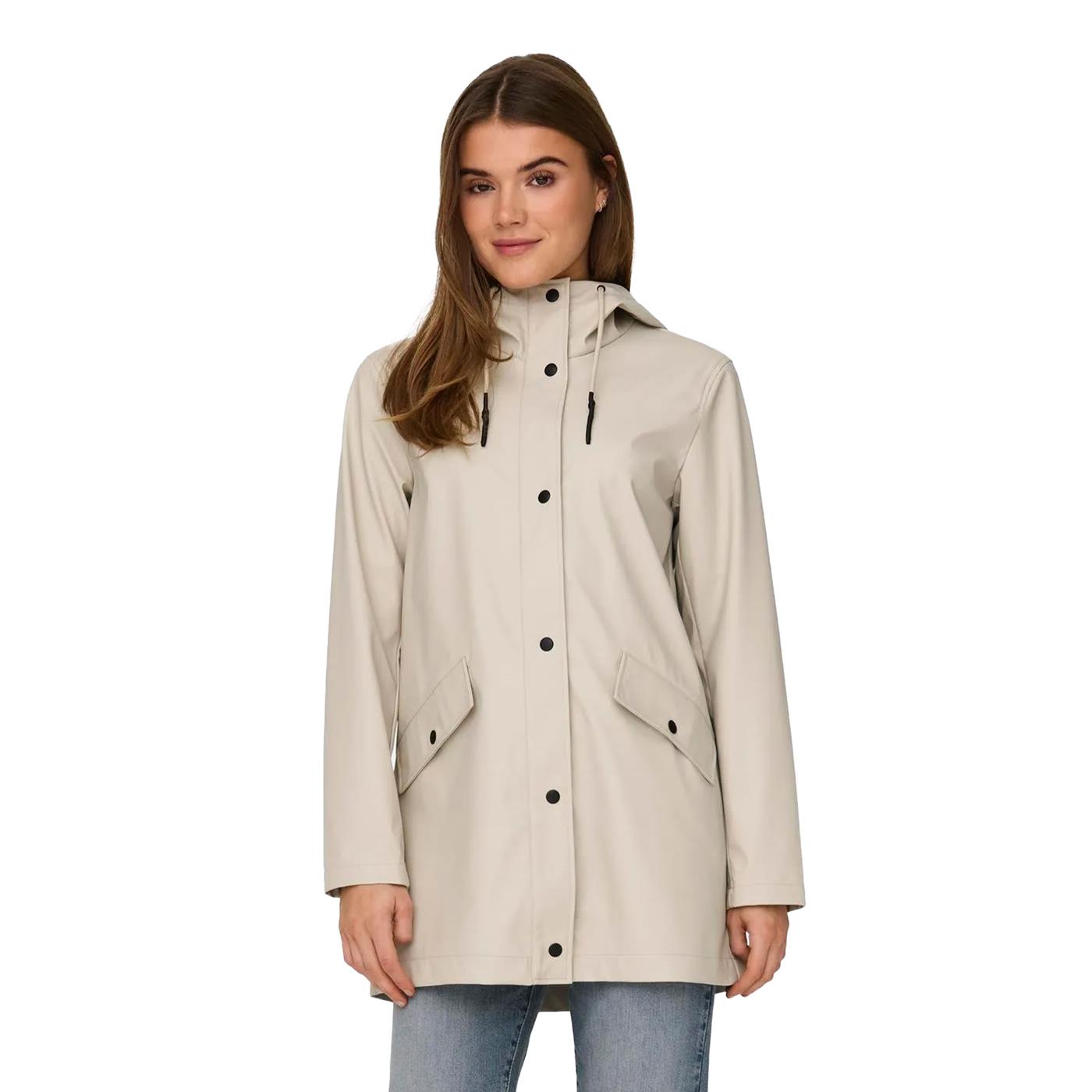 Only Elisa Raincoat Silver Lining - 15261734SL