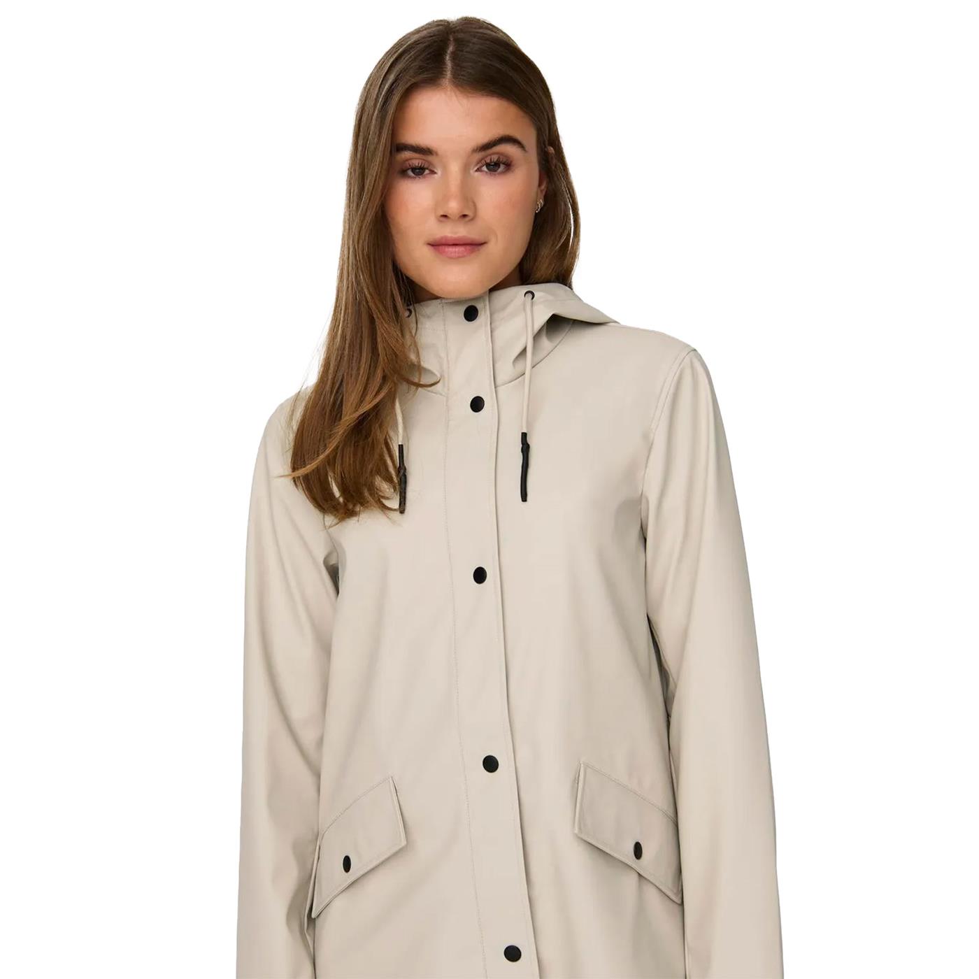 Only Elisa Raincoat Silver Lining - 15261734SL