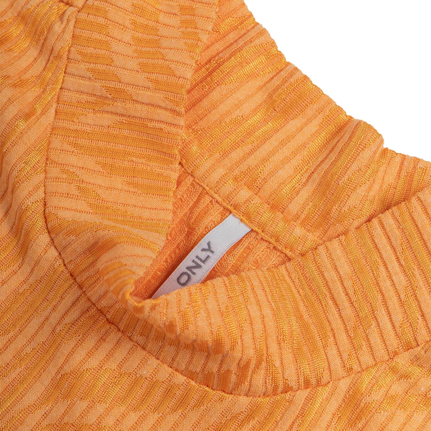 Only Alma S/S Highneck Cropped Top Apricot - 15285995A
