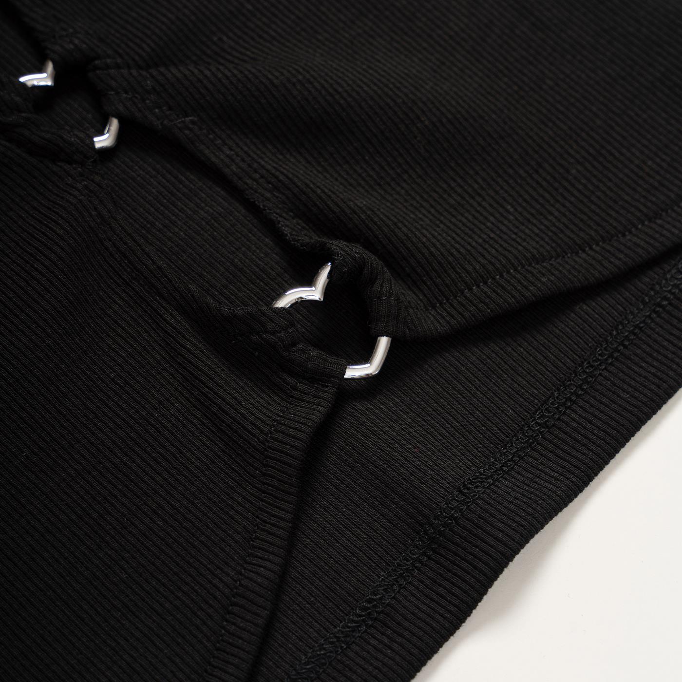 Only Freja Life S/S Trim Top Black - 15289556B