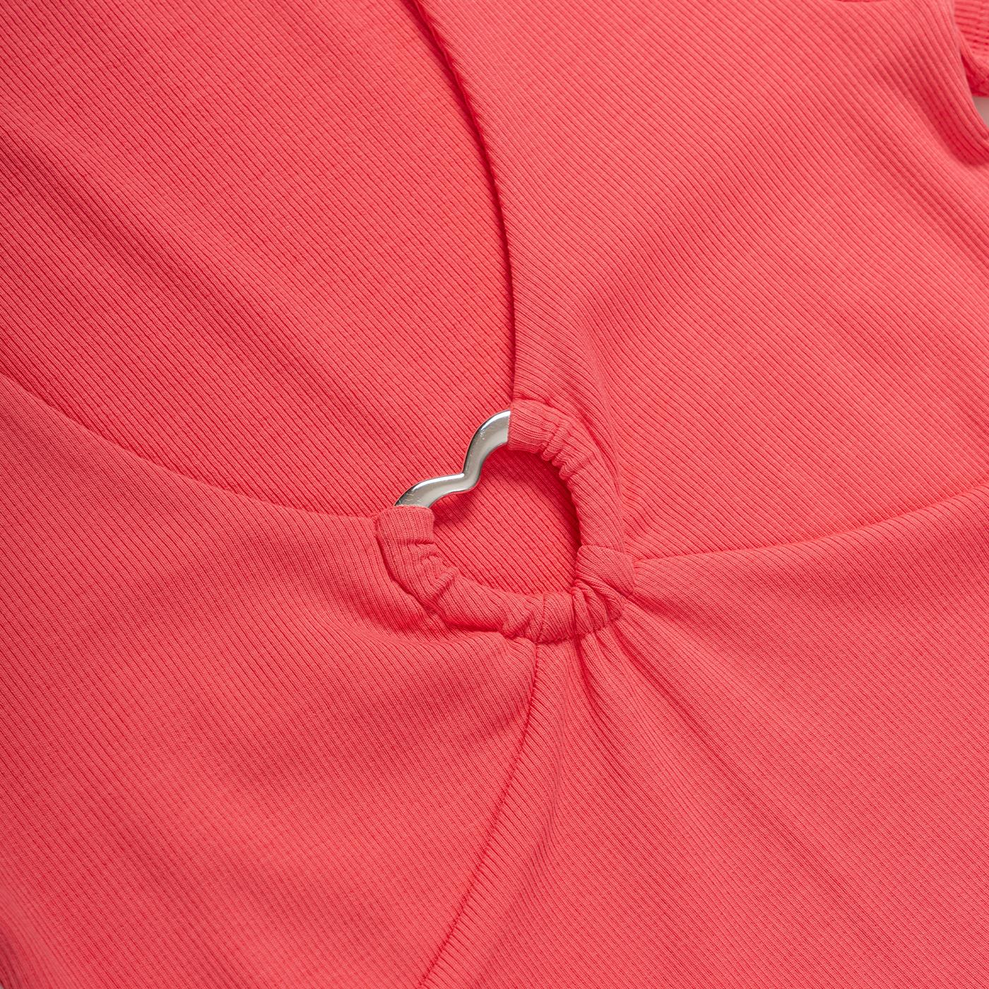 Only Freja Life S/S Trim Top Coral - 15289556C