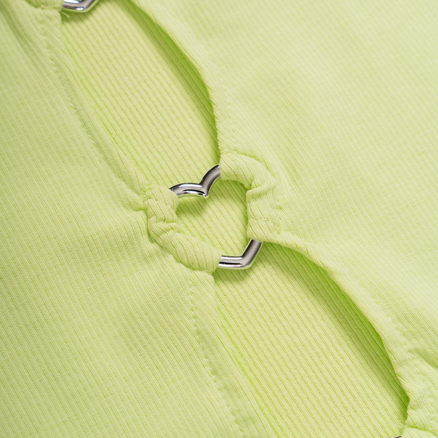 Only Freja Life S/S Trim Top Shadow Lime - 15289556SL