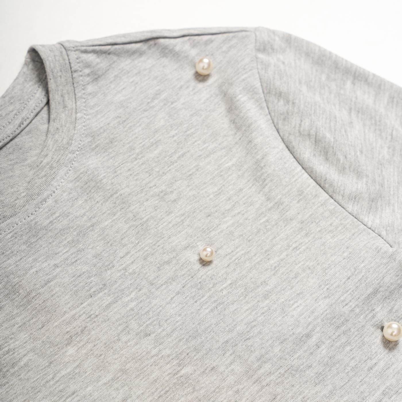 Only Olivia Life S/S Top Light Grey - 15319085LG