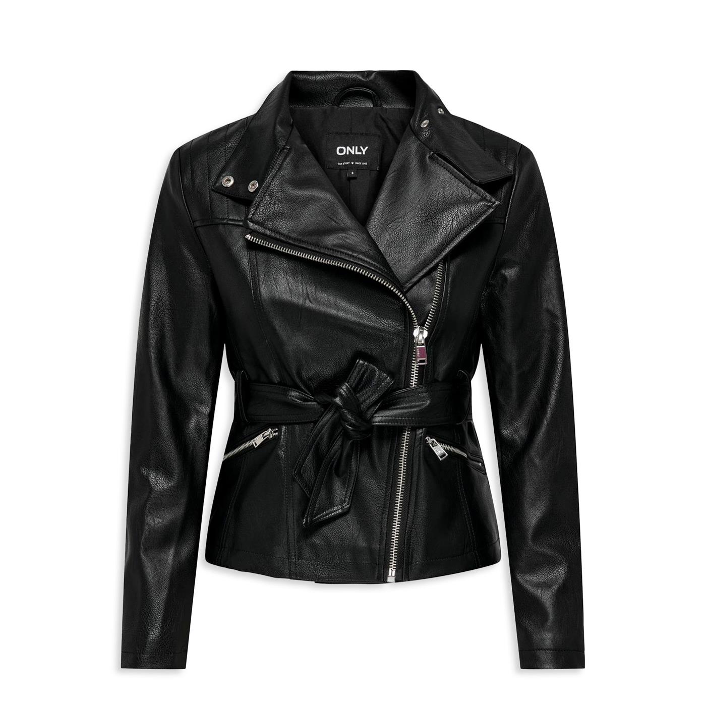 Only Manilla Faux Leather Biker Black - 15325988B