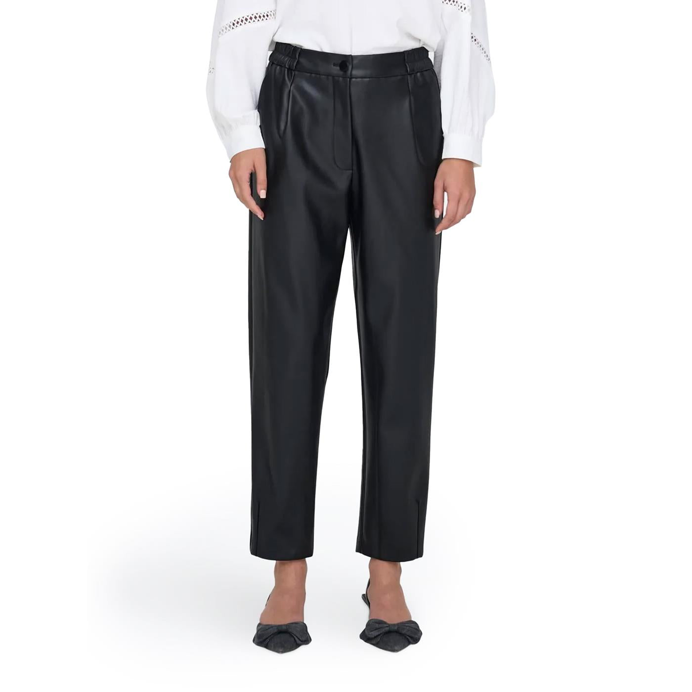 Only Mynte Faux Leather Pants Black - 15326577B