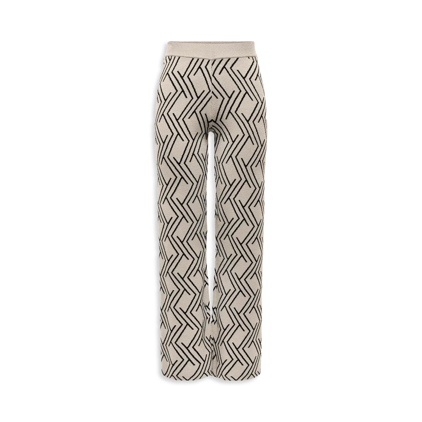 Only Anny Jacquard Pants Knt Birch - 15327634B