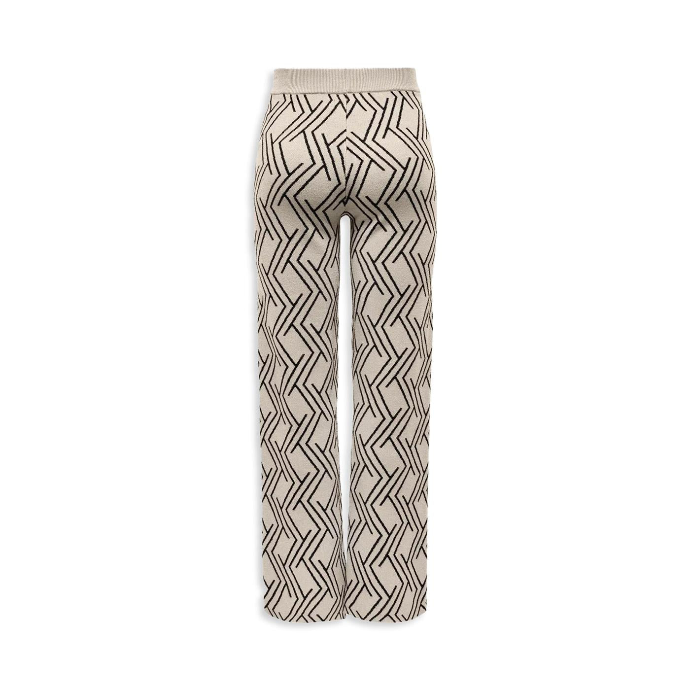 Only Anny Jacquard Pants Knt Birch - 15327634B
