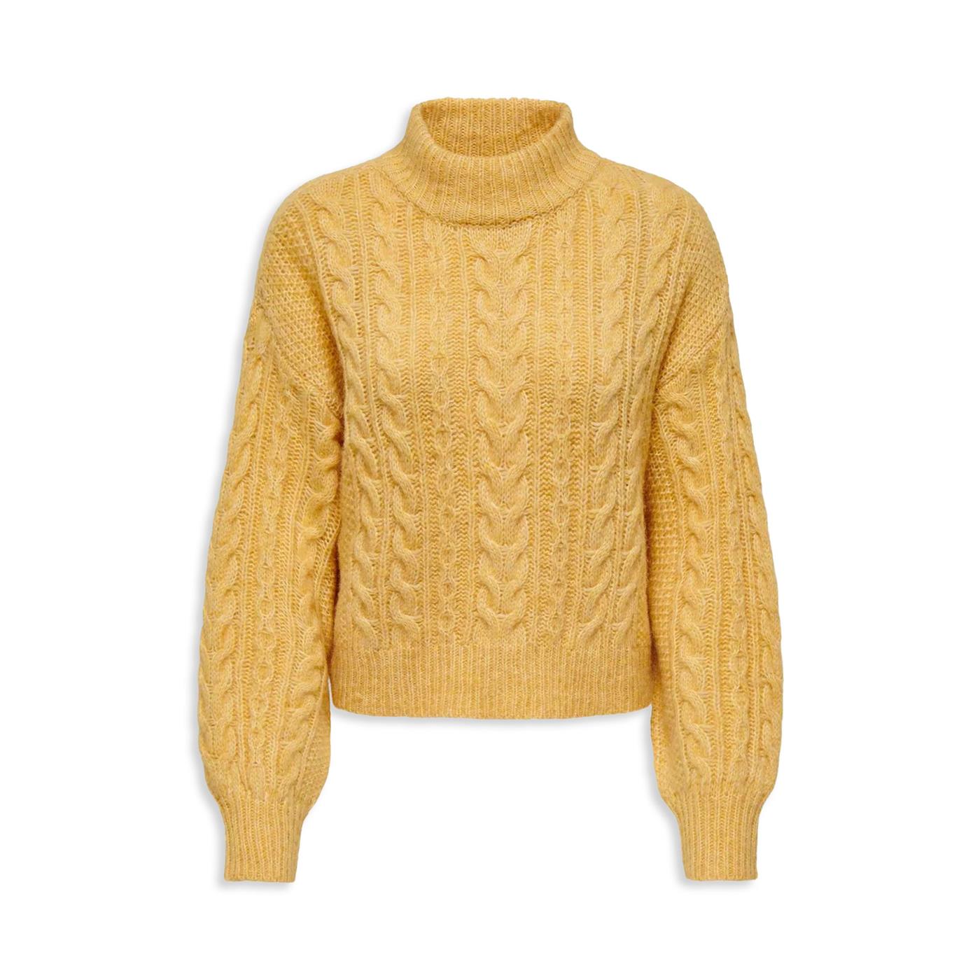 Only Ida Life LS High Neck Knit Fall Leaf - 15327651FL