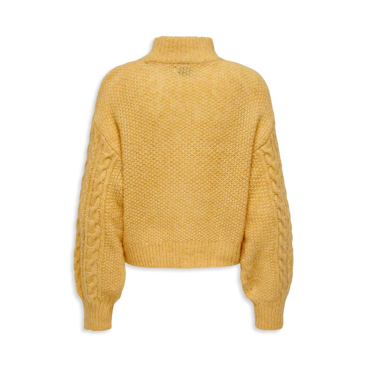 Only Ida Life LS High Neck Knit Fall Leaf - 15327651FL