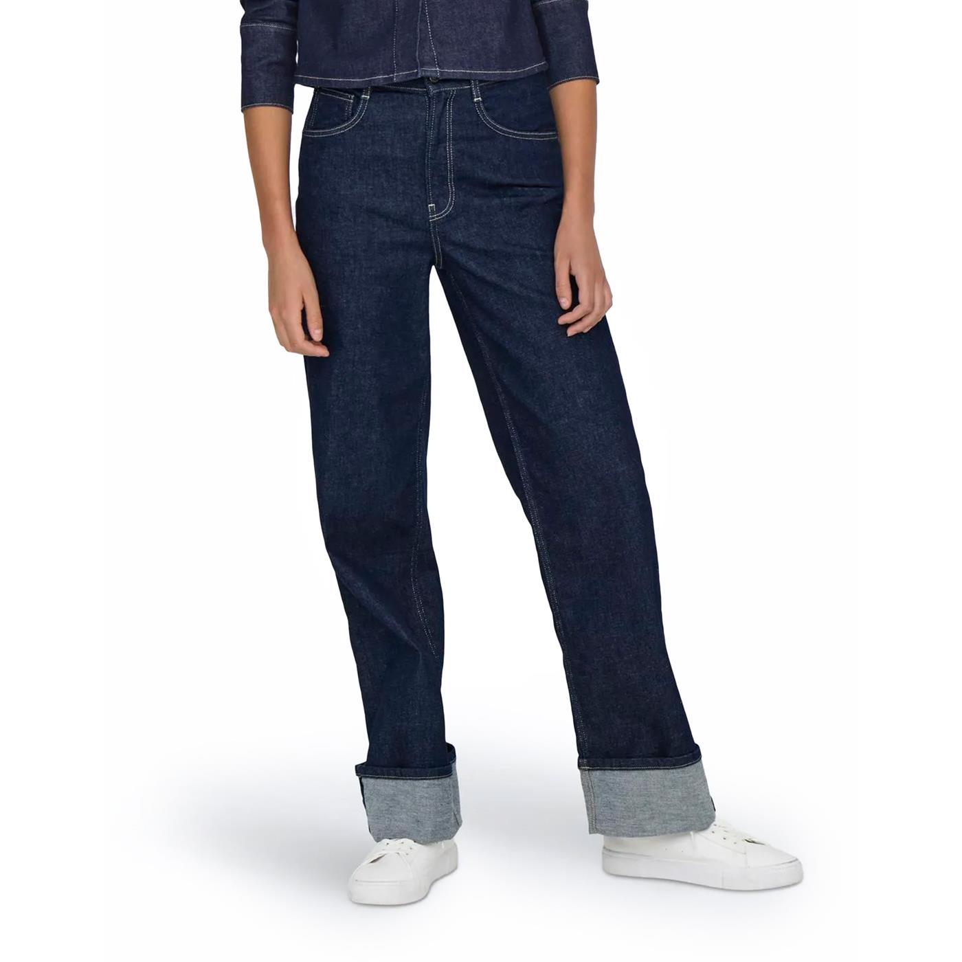 Only Mercer HW Wide Fold Up Red Dnm Rea Dark Blue - 15332272DB