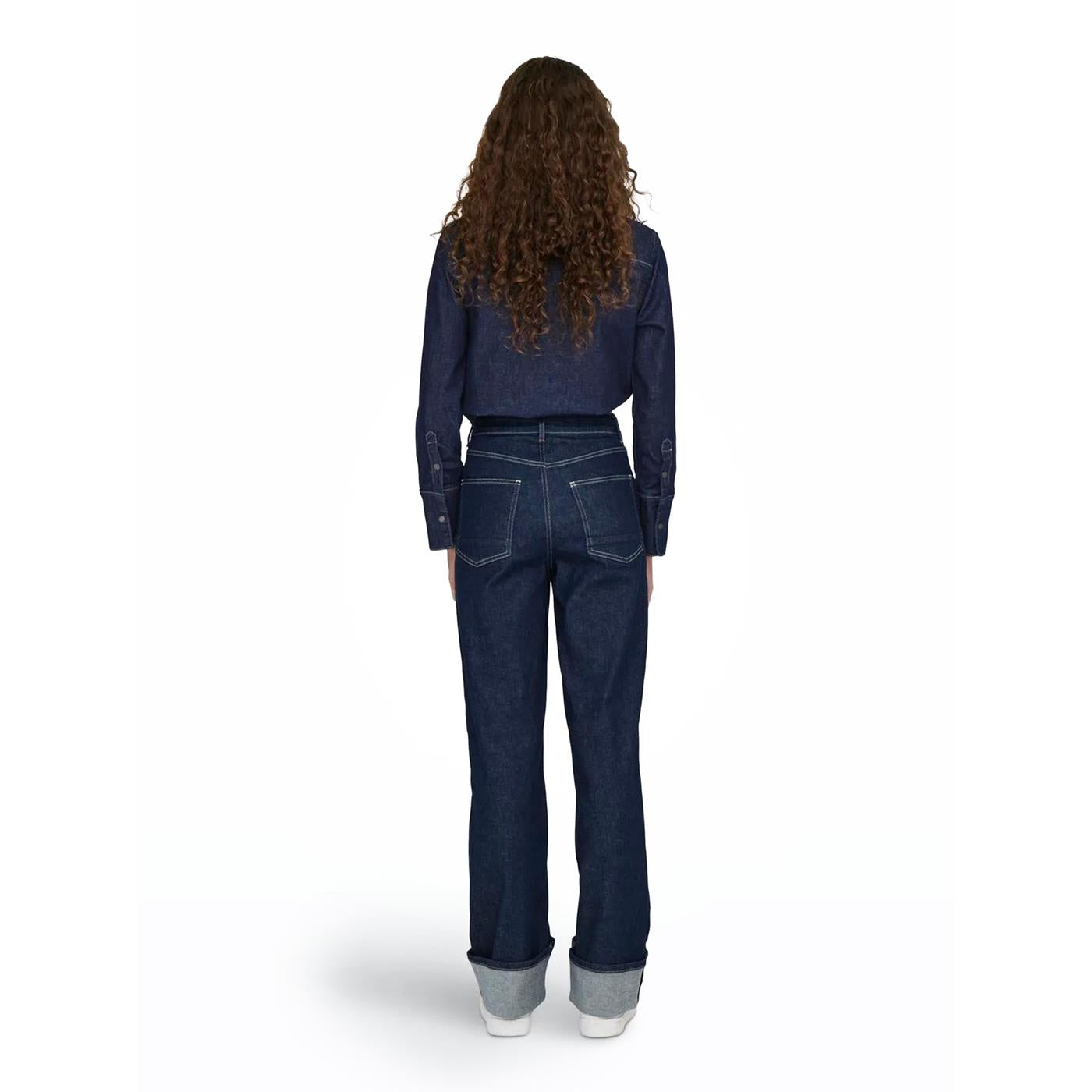 Only Mercer HW Wide Fold Up Red Dnm Rea Dark Blue - 15332272DB