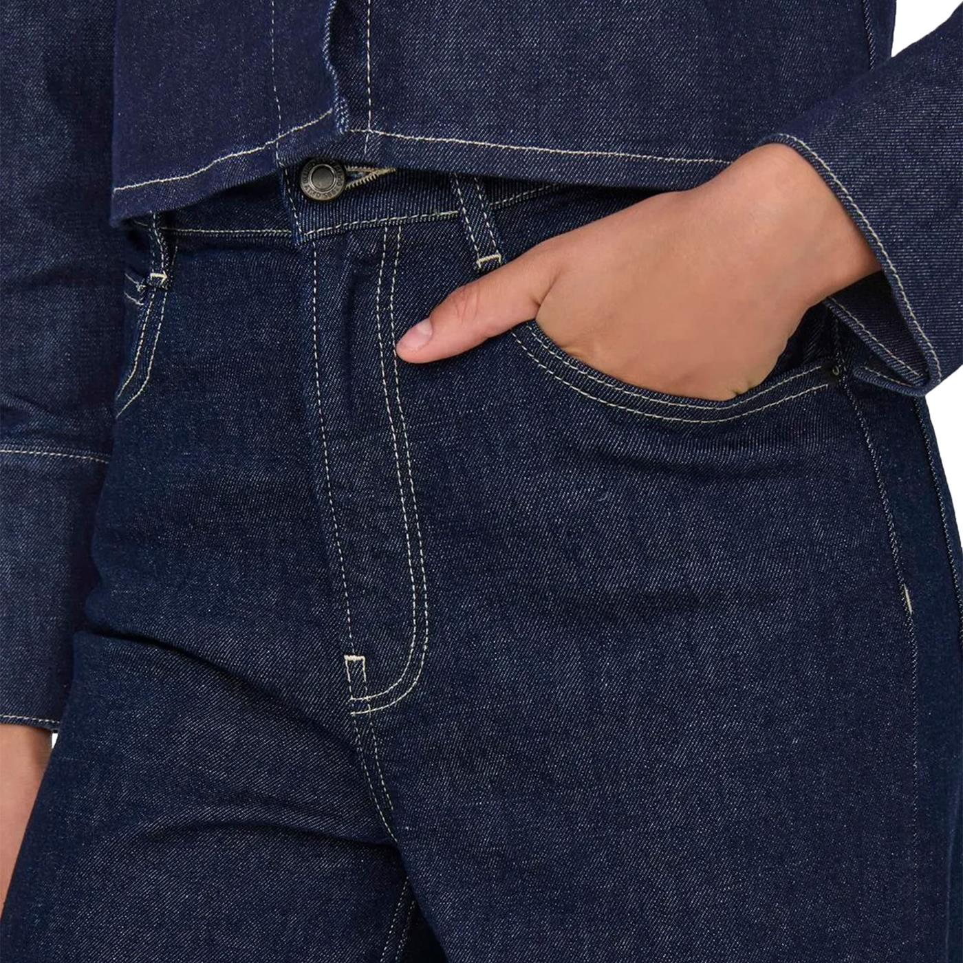 Only Mercer HW Wide Fold Up Red Dnm Rea Dark Blue - 15332272DB